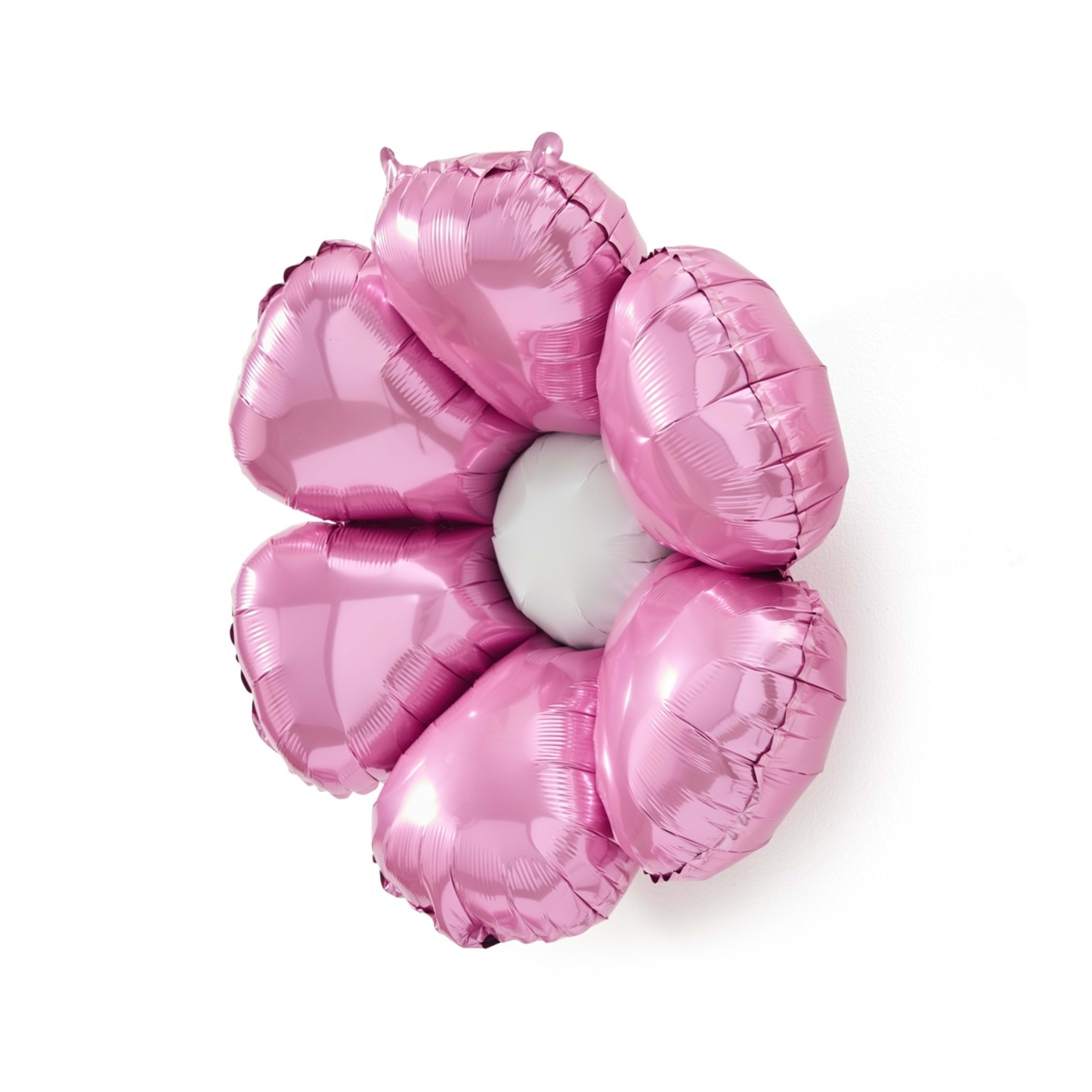 3 5 Pack Flower Foil Balloons, 3 of 4