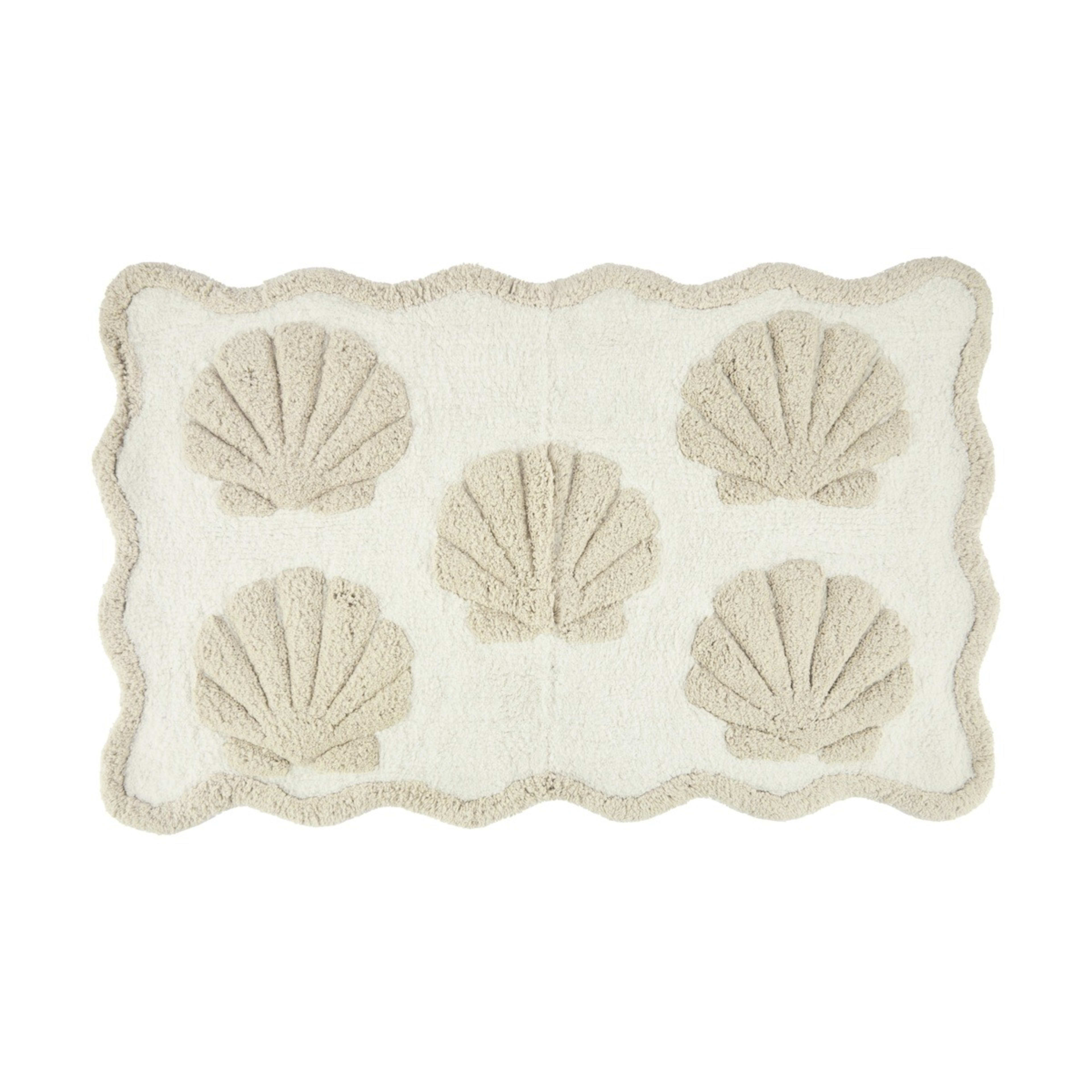 1 Shell Bath Mat