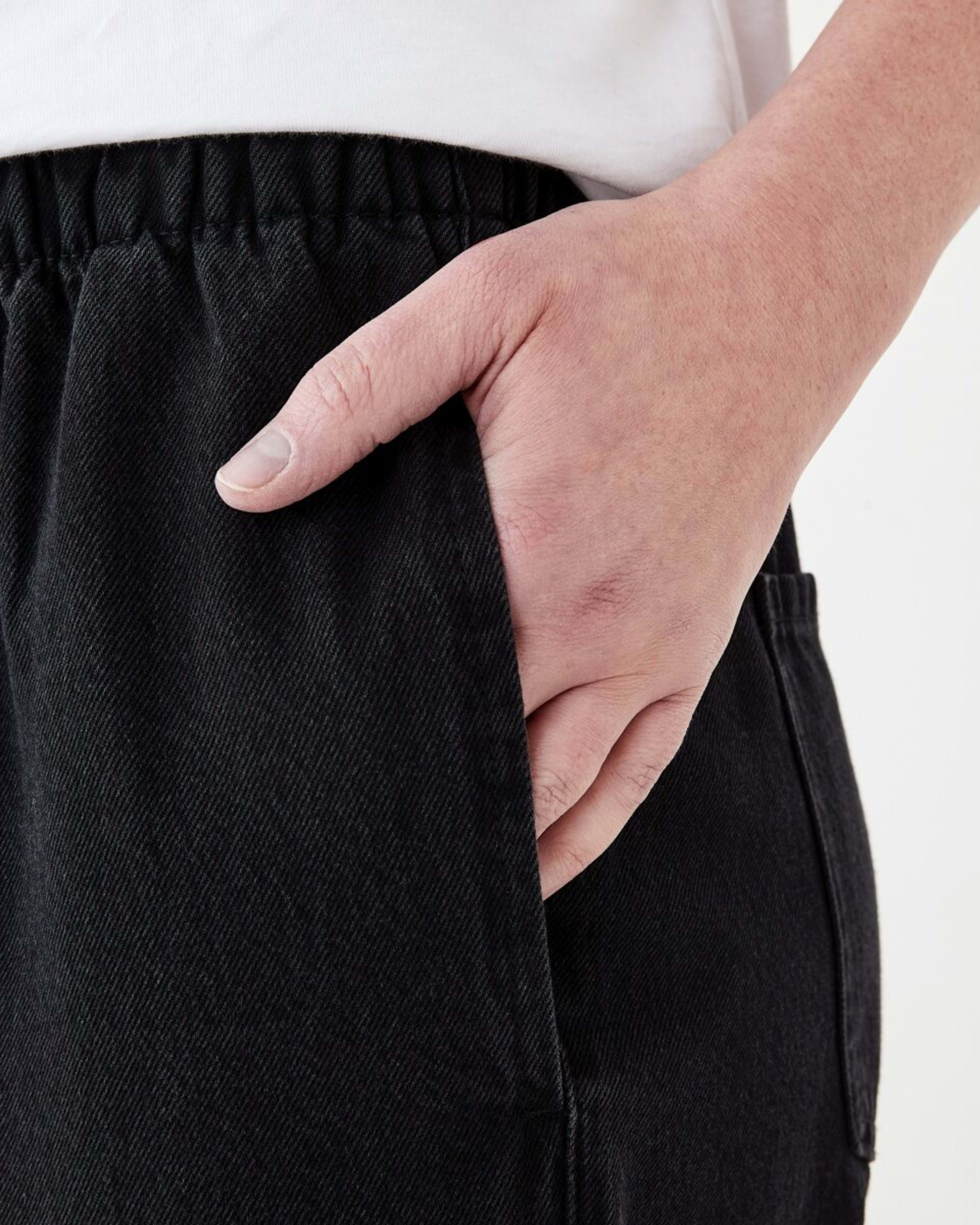5 Comfort Wide Leg Jeans BLACK WASH, 5 of 5