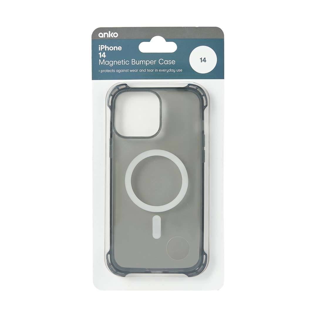 iPhone 14 Bumper MagSafe Case Black Kmart