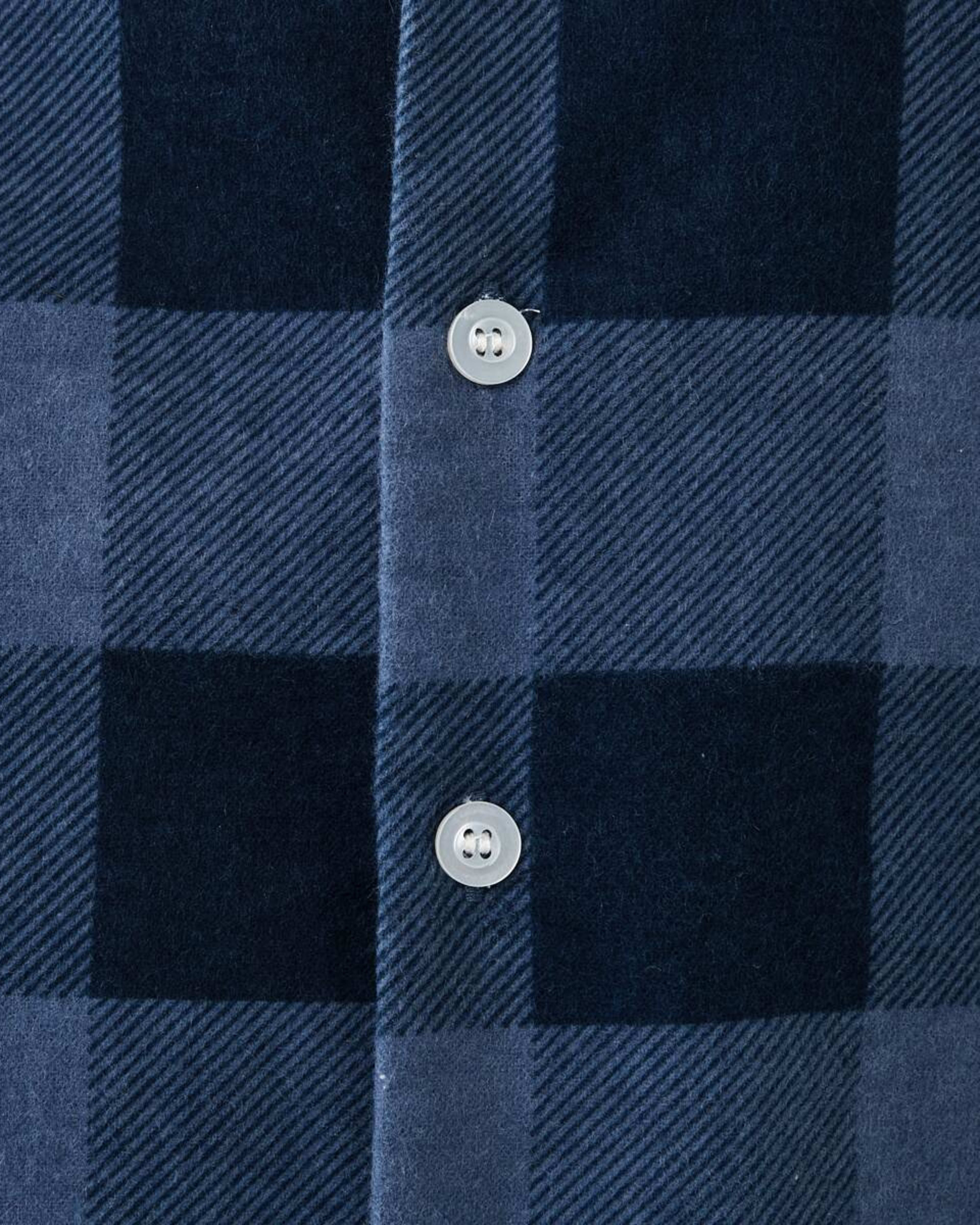 5 Flannelette Pyjama Set Navy Check, 5 of 9