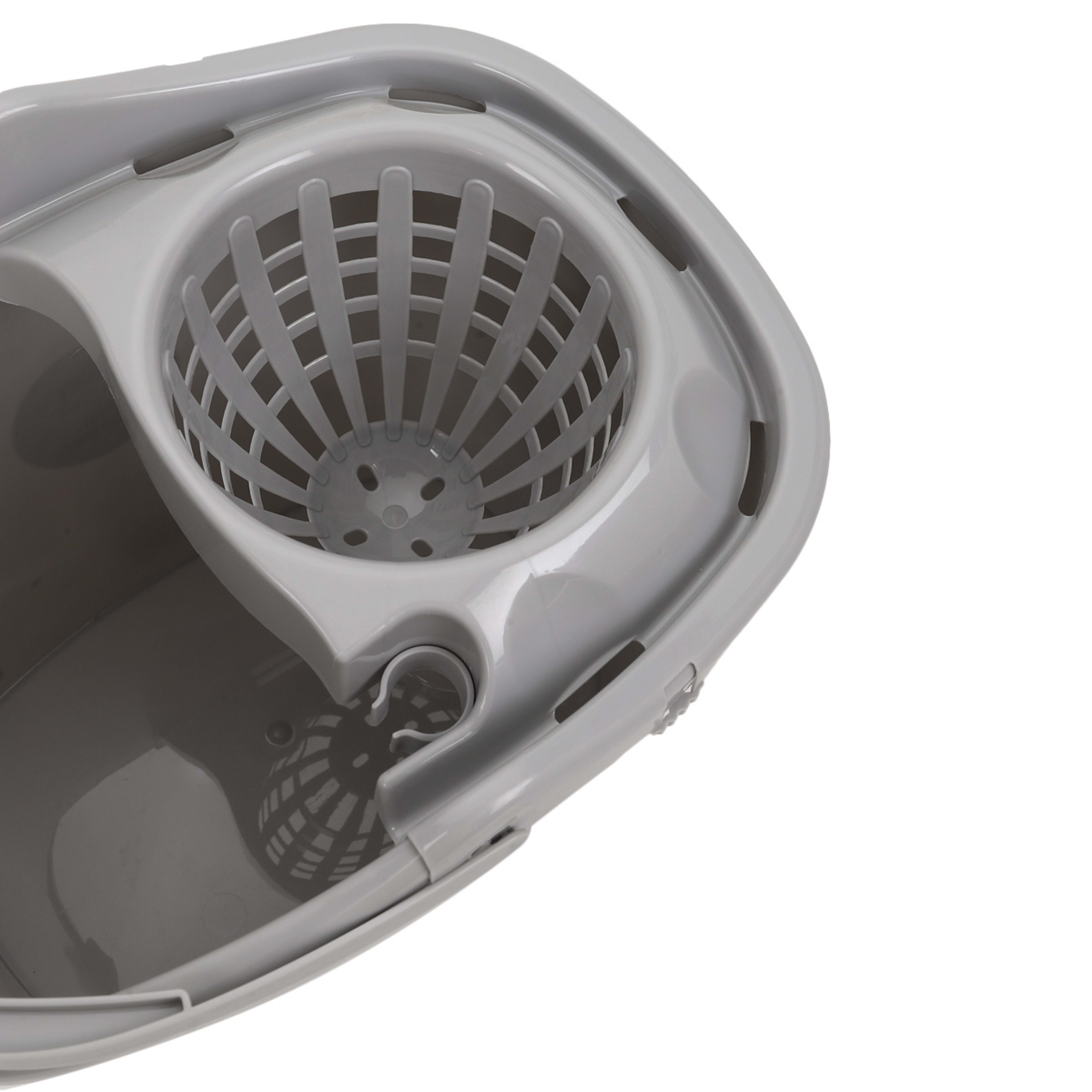 6 15L Bucket with Wringer - Grey, 6 of 9