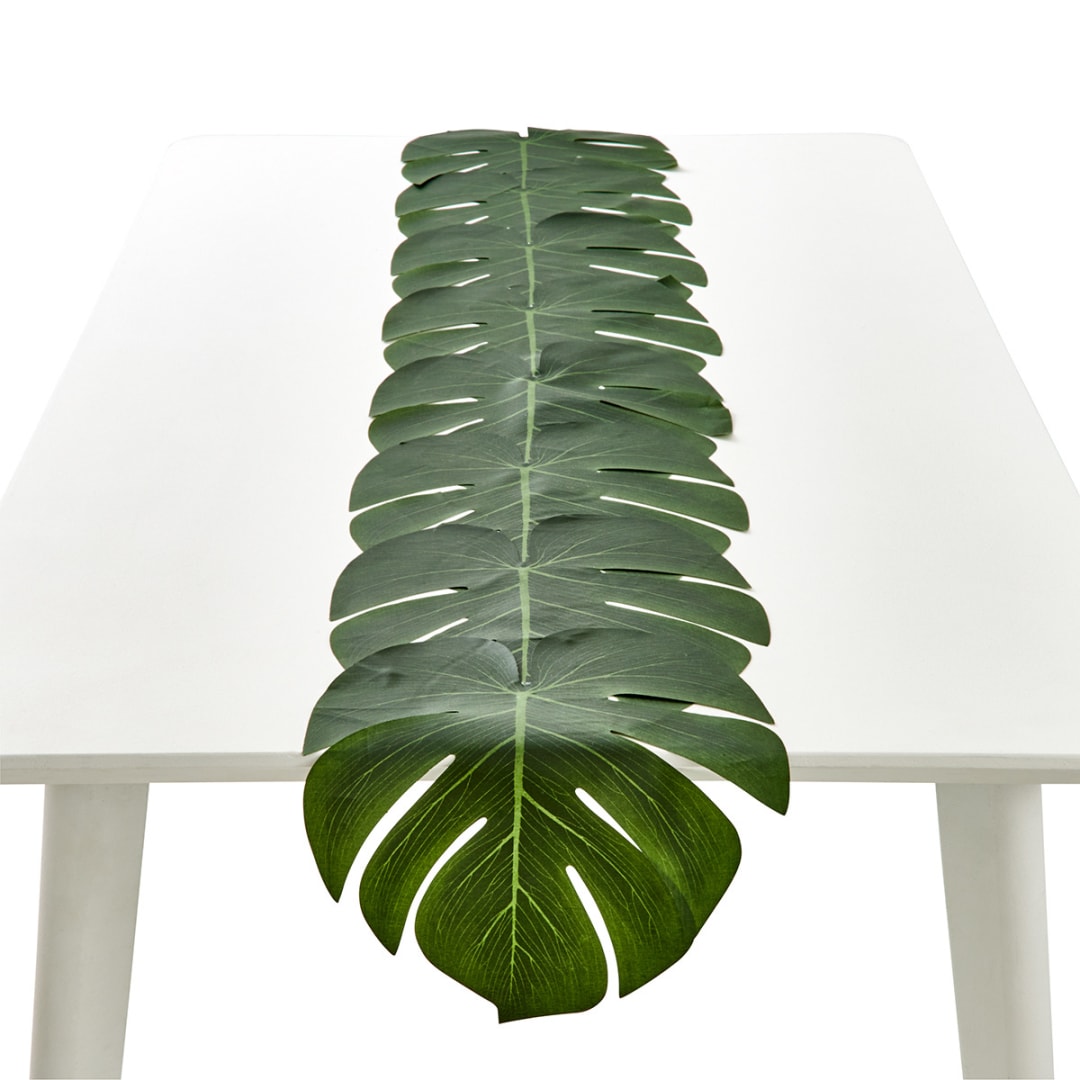 Artificial Palm Leaf Table Runner Kmart
