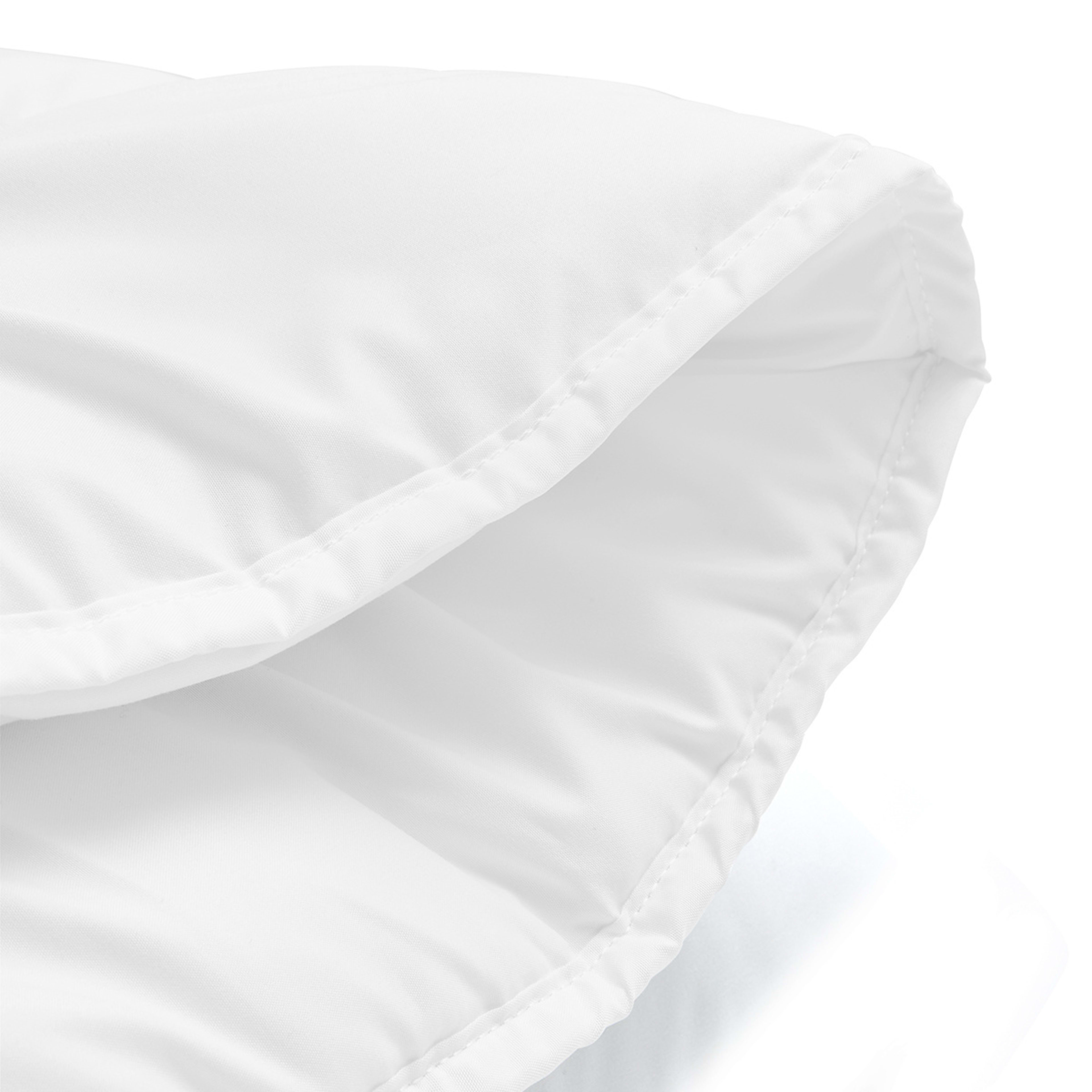 5 High Warmth Soft Comfort Quilt - King Bed, White, 5 of 6