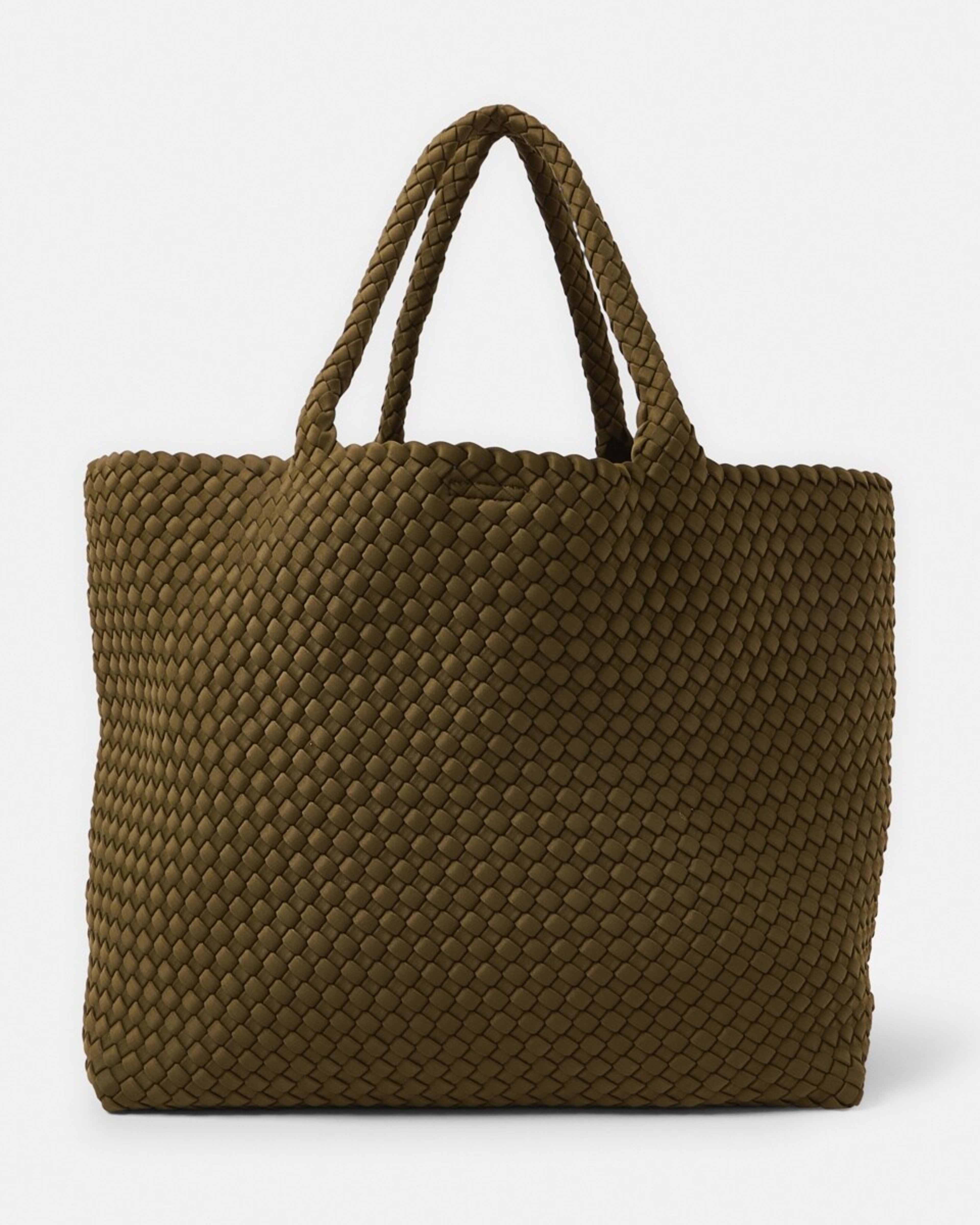 1 Weave Tote Bag KHAKI MOSS, 1 of 6
