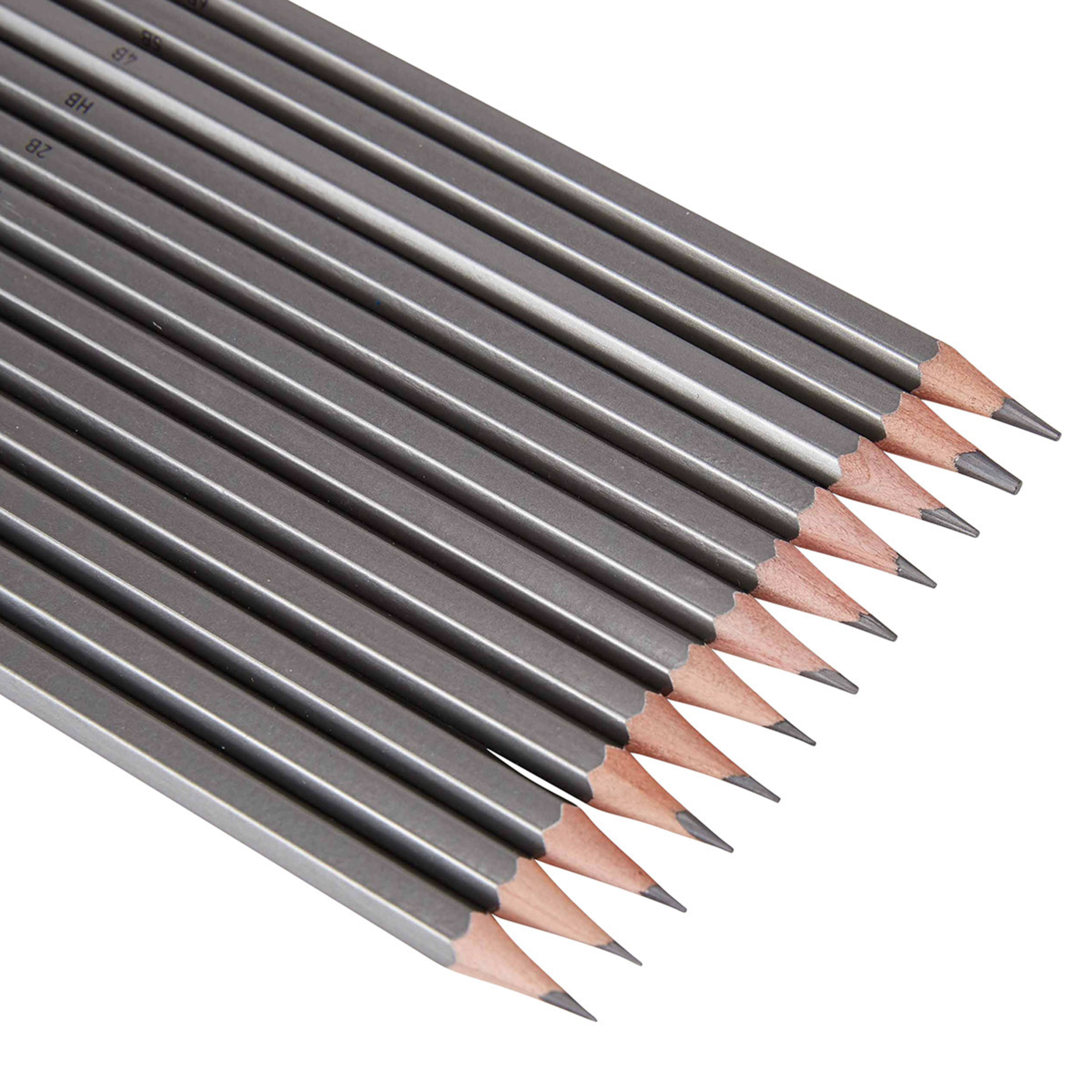 12 Pack Sketching Pencils Kmart