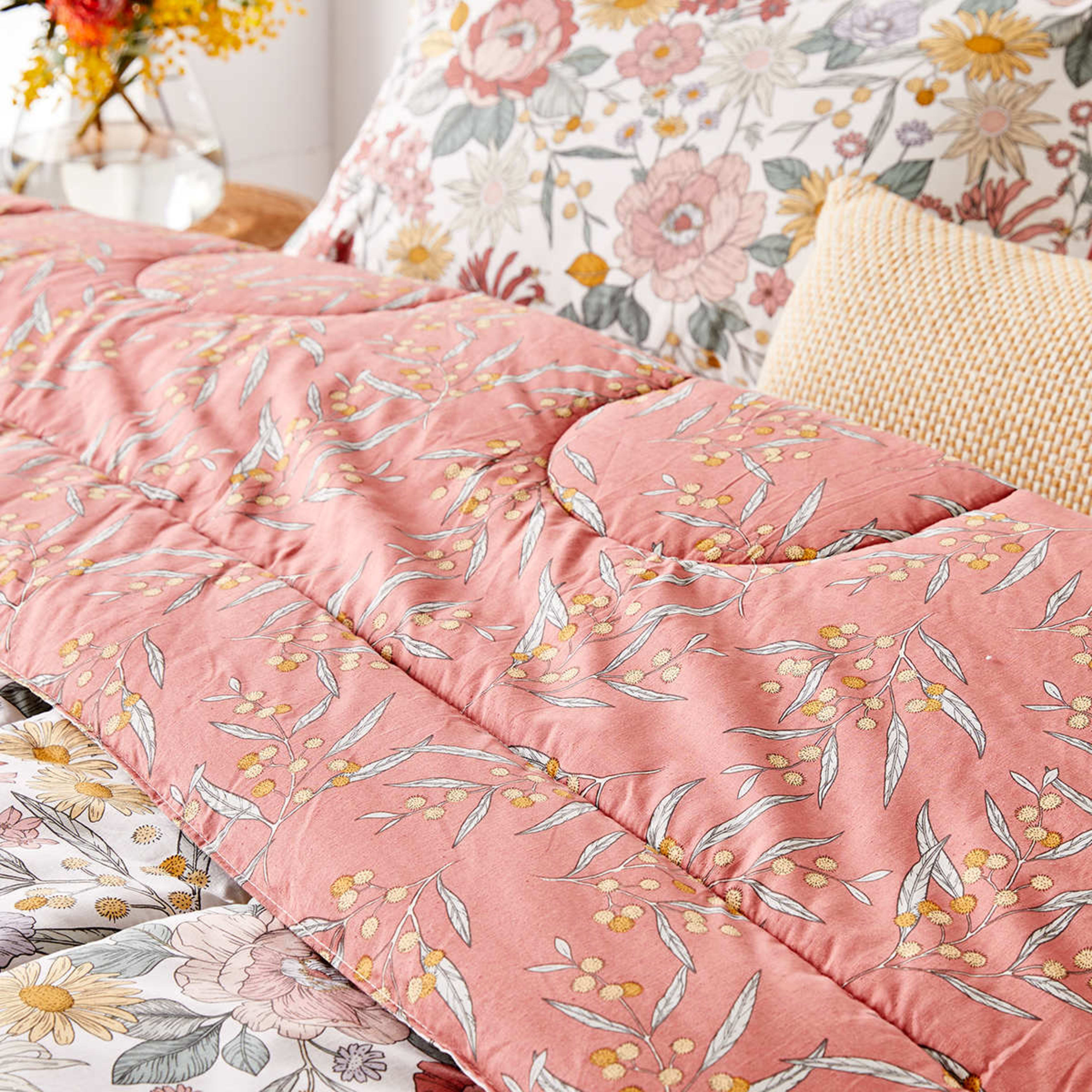 Alice Reversible Comforter Set Queen Bed Kmart