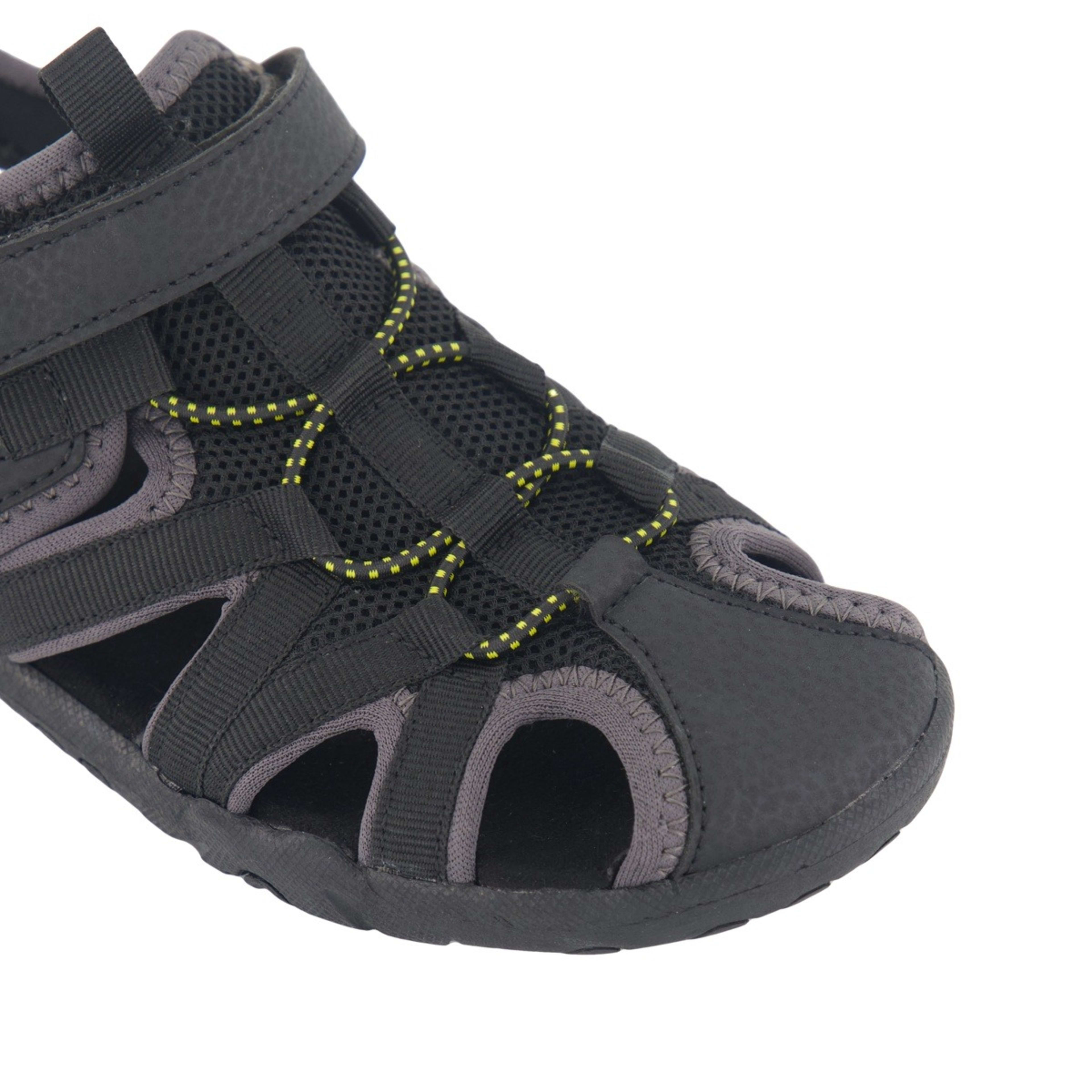 4 Senior Closed Toe Sandals Black, 4 of 4