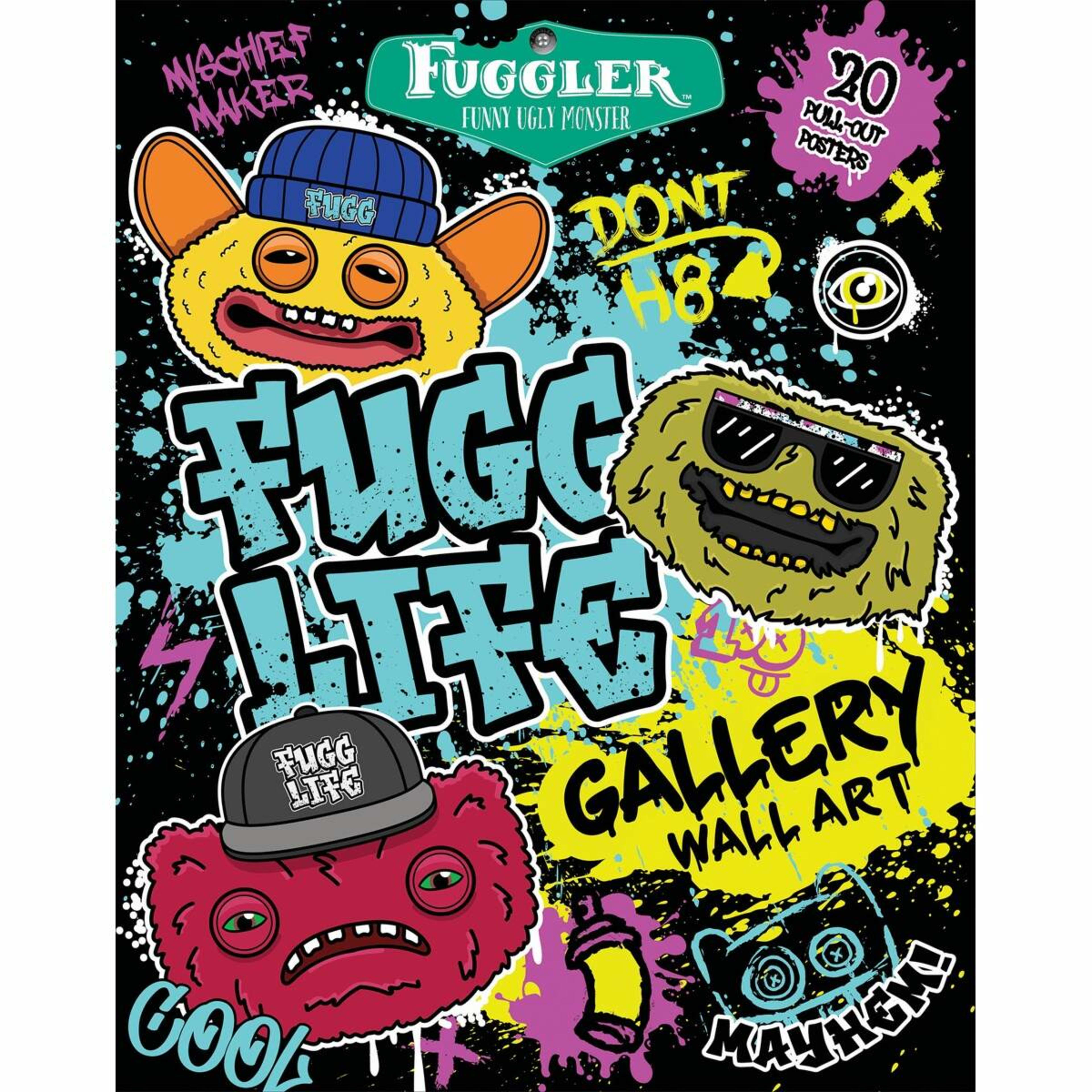 1 Fuggler Funny Ugly Monster: Fugg Life Gallery Wall Art - Book, 1 of 3