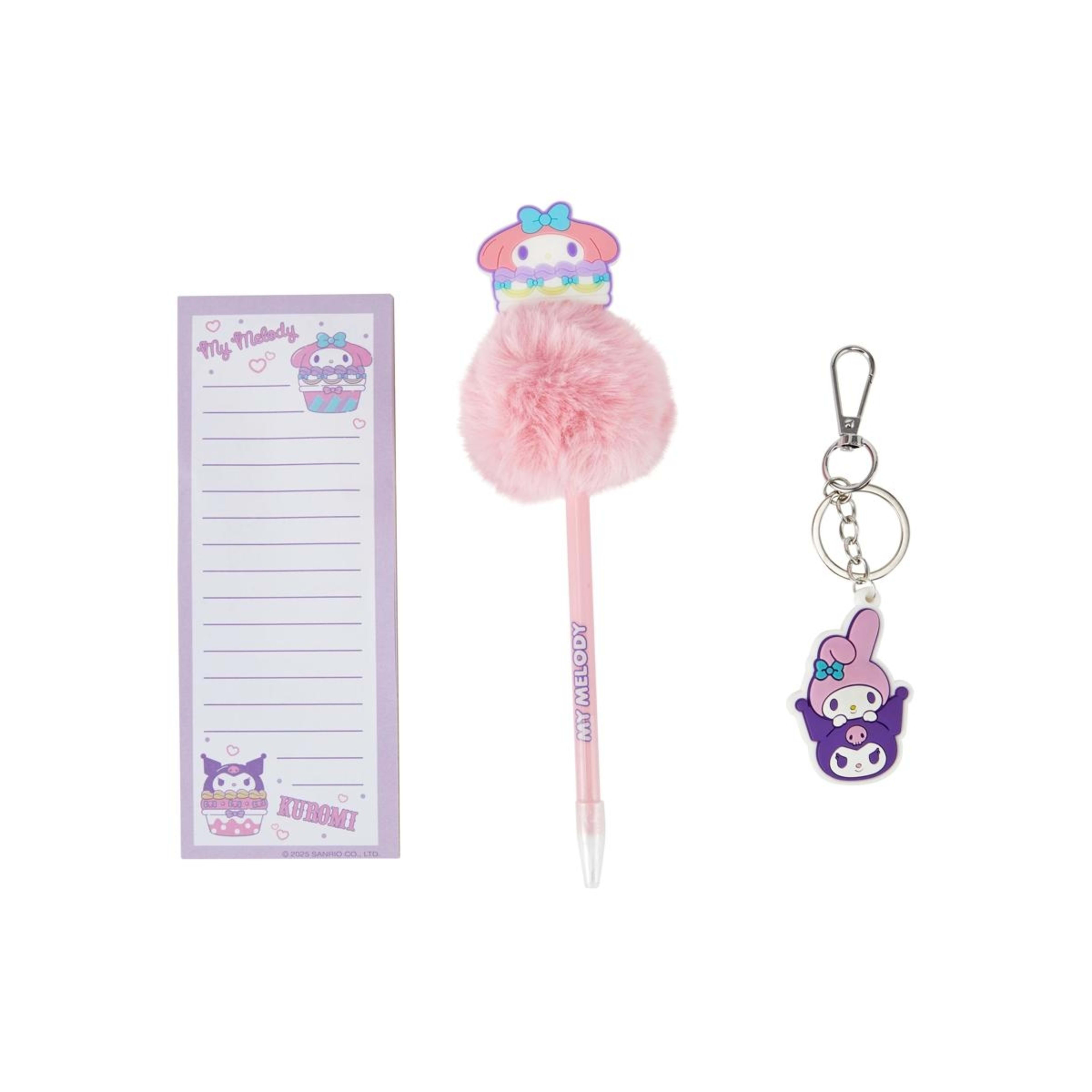 3 Kuromi and My Melody Desktop Stationery Set, 3 of 7