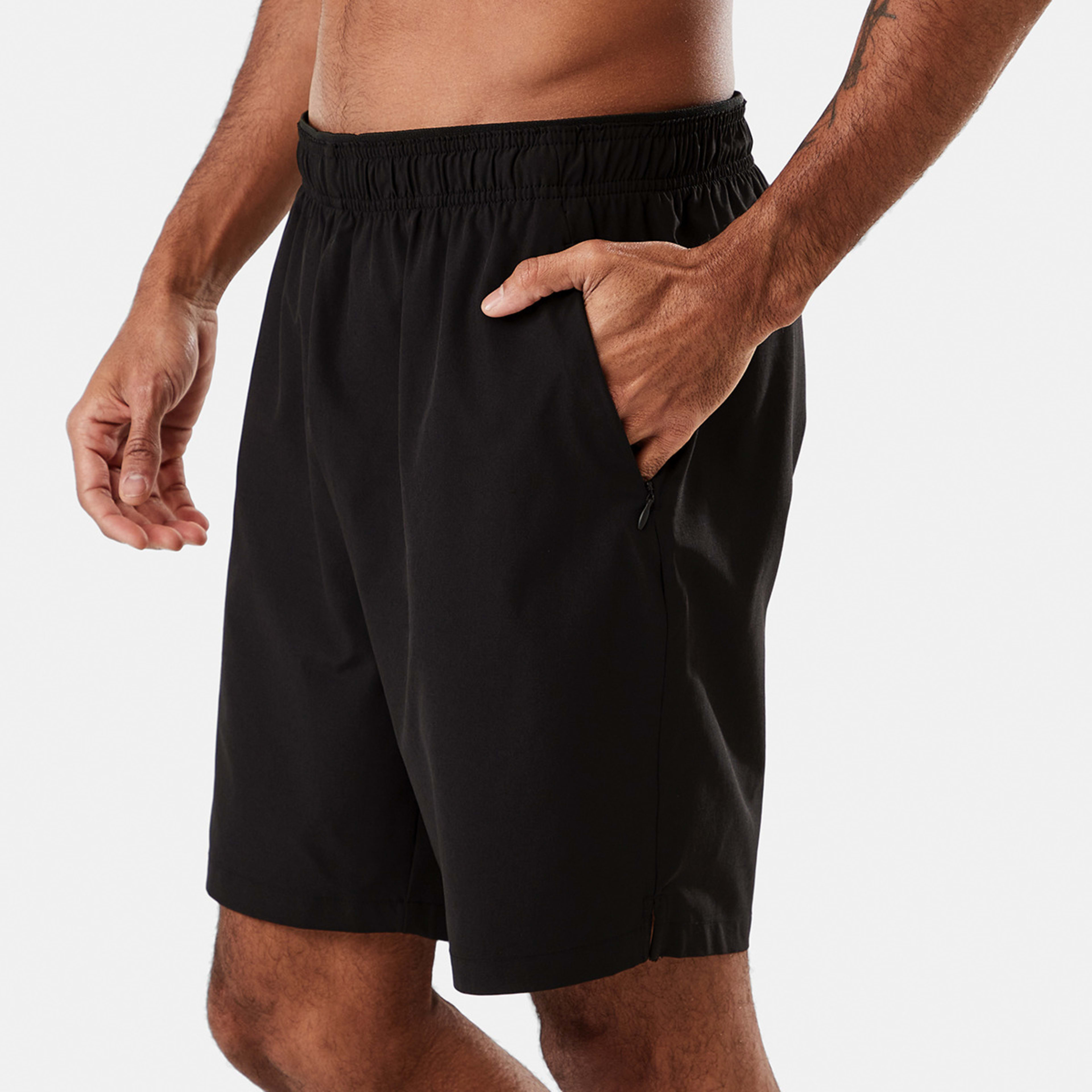 2 Active Mens Gym Shorts Black, 2 of 7