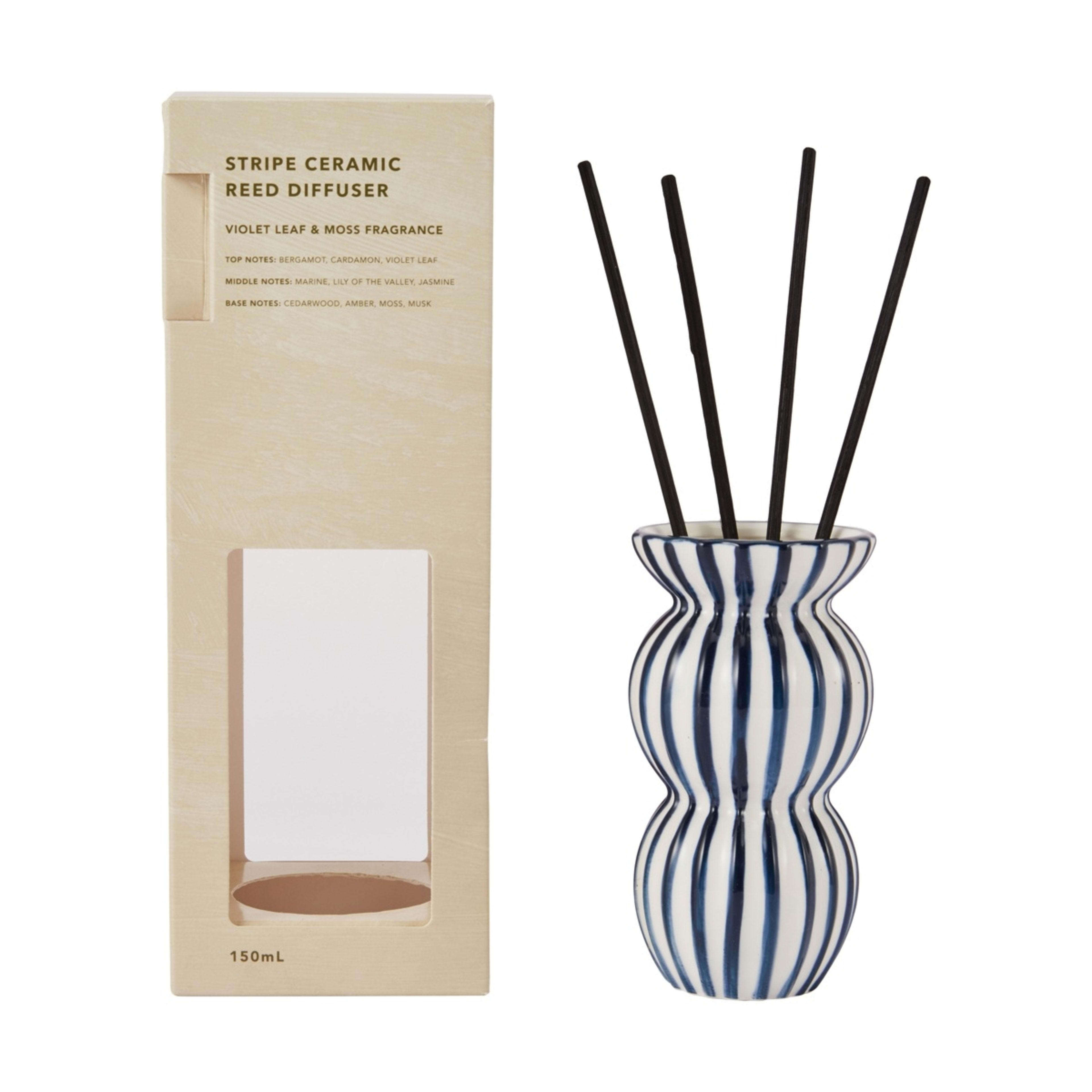 1 Stripe Ceramic Reed Diffuser 150ml