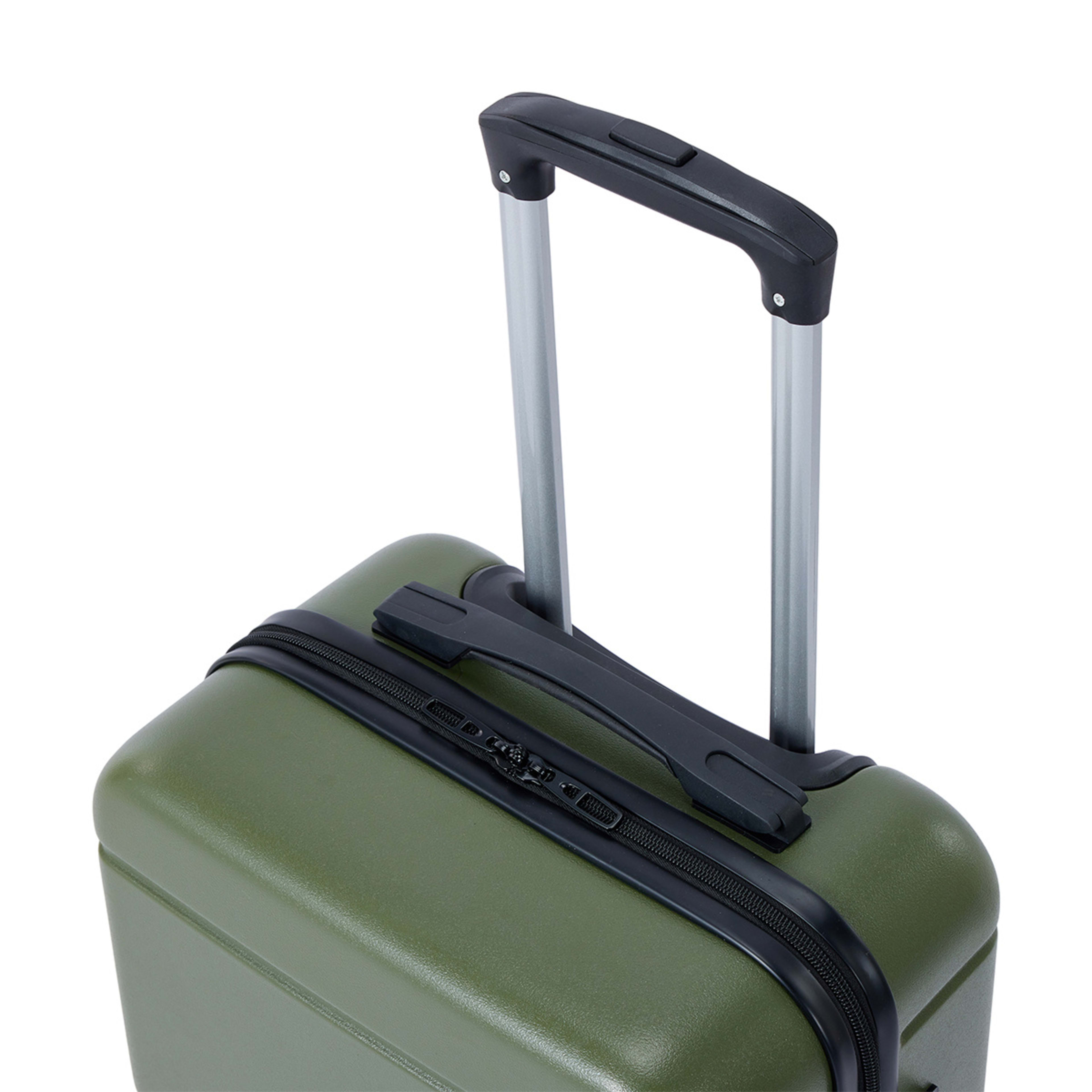 46cm Albany Hard Case 4 Wheels Olive Kmart NZ