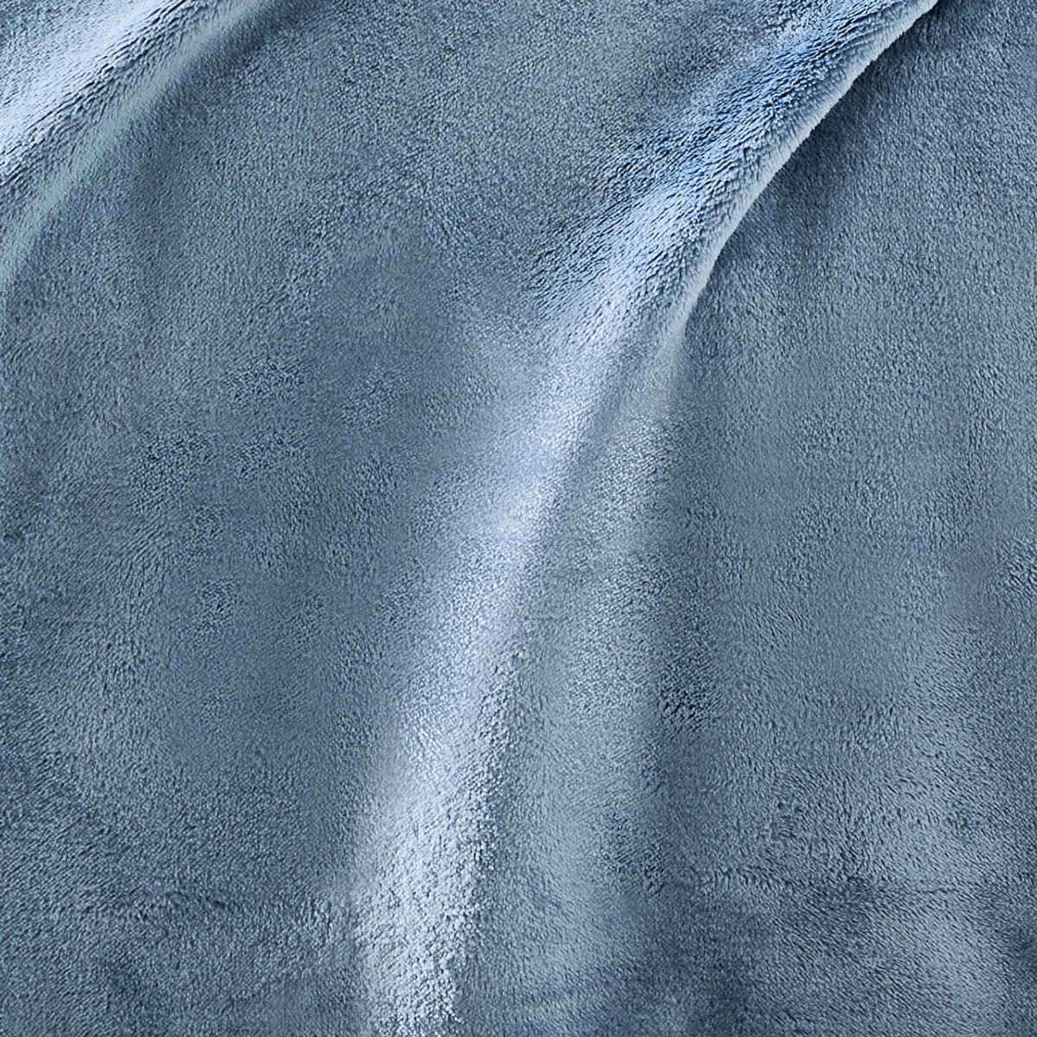 Plush Blanket Single Bed, Blue Kmart