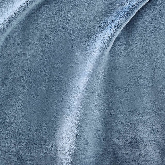 Plush Blanket Single Bed, Blue Kmart