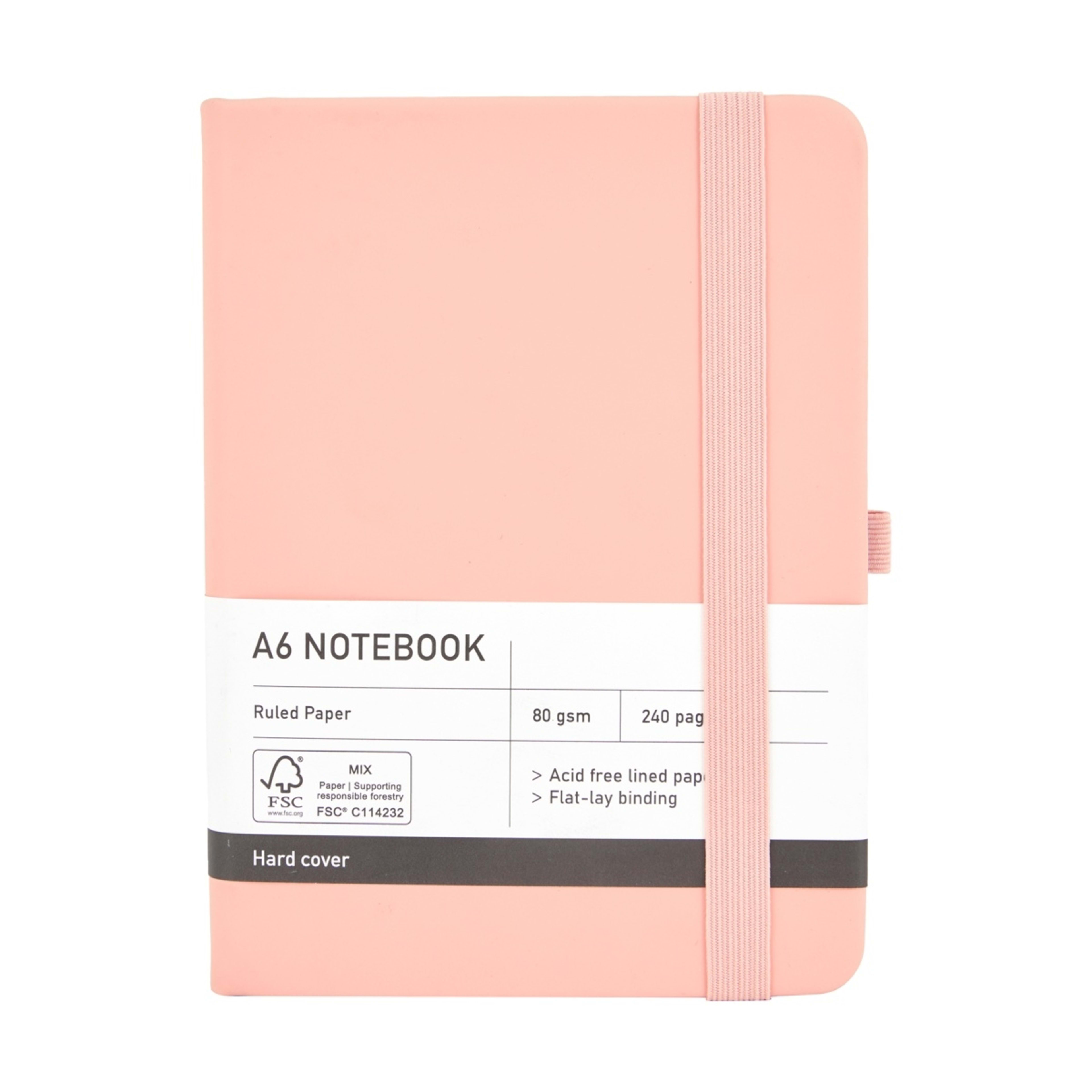 6 A6 Notebook - Peach, 6 of 6