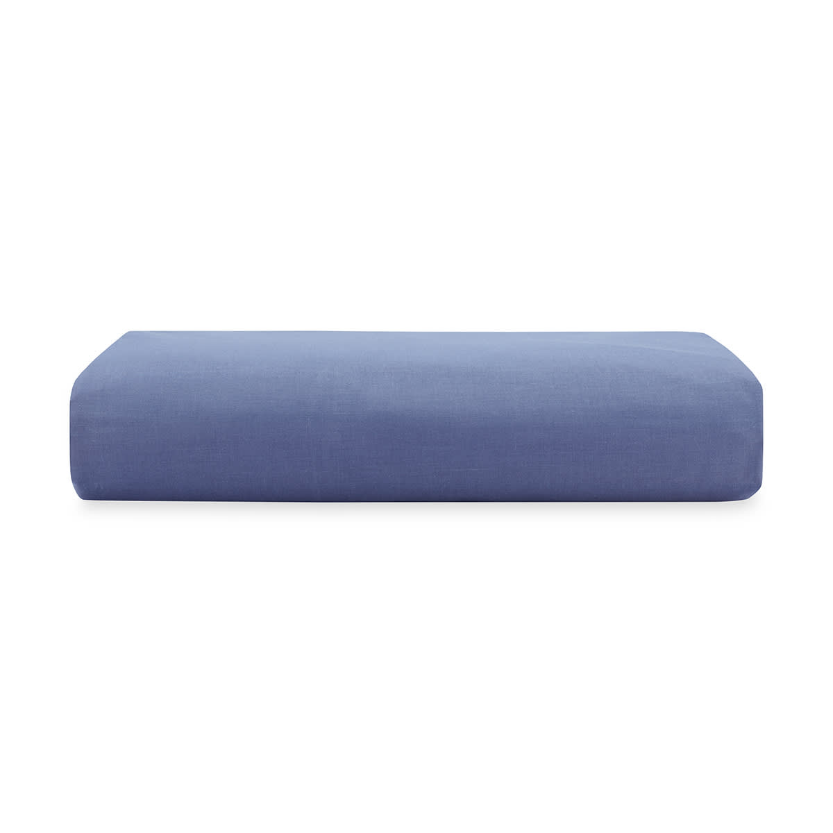 180 Thread Count Fitted Sheet King Single Bed, Mid Blue Kmart