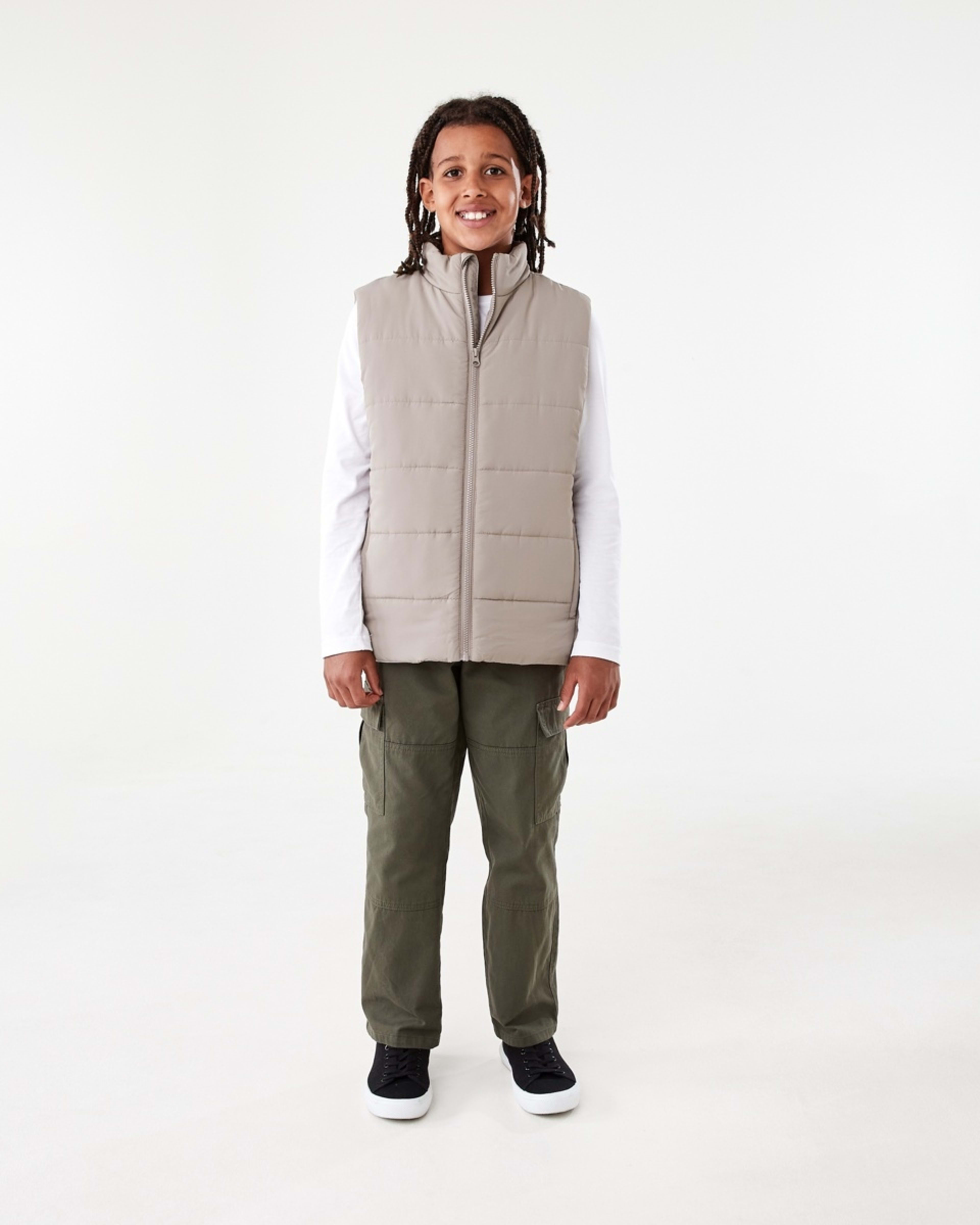7 Basic Puffer Vest Moon Rock, 7 of 10