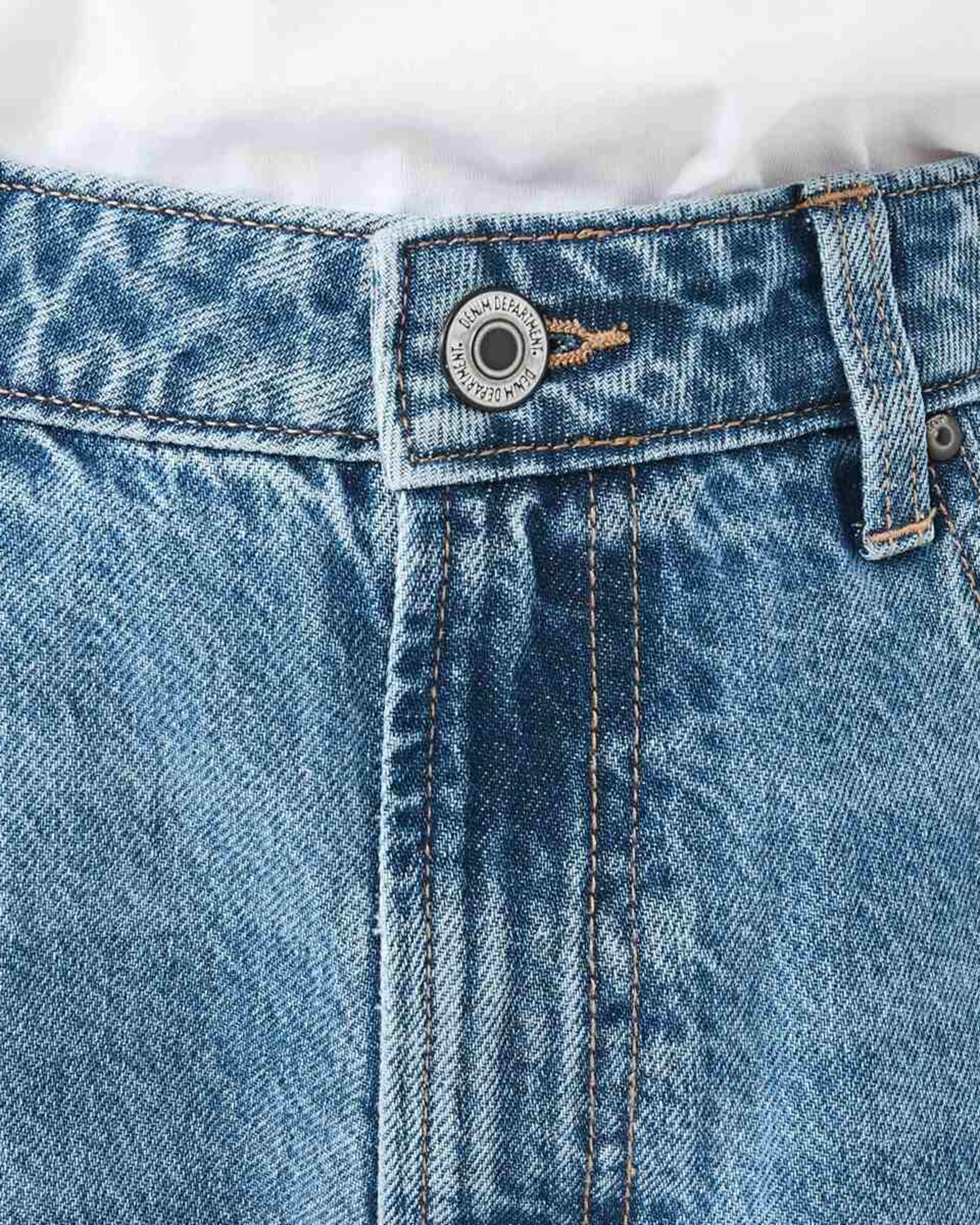 7 Distressed Straight Jeans Mid Wash, 7 of 9