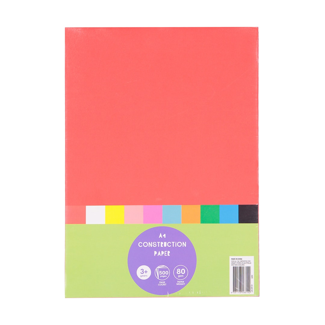 A4 Construction Paper Kmart