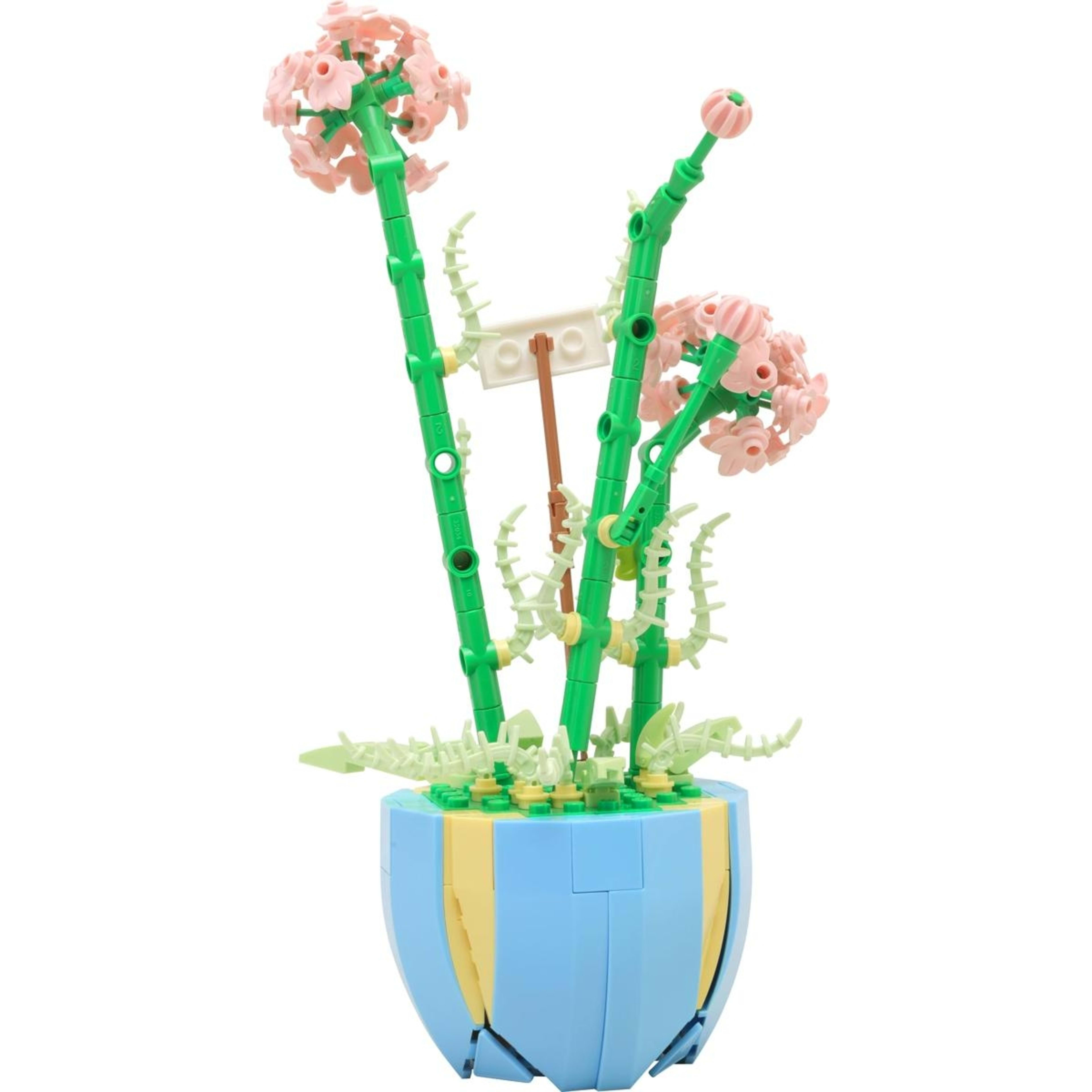 4 Mini Blocks Flower Series: Flower Pot - Assorted, 4 of 9