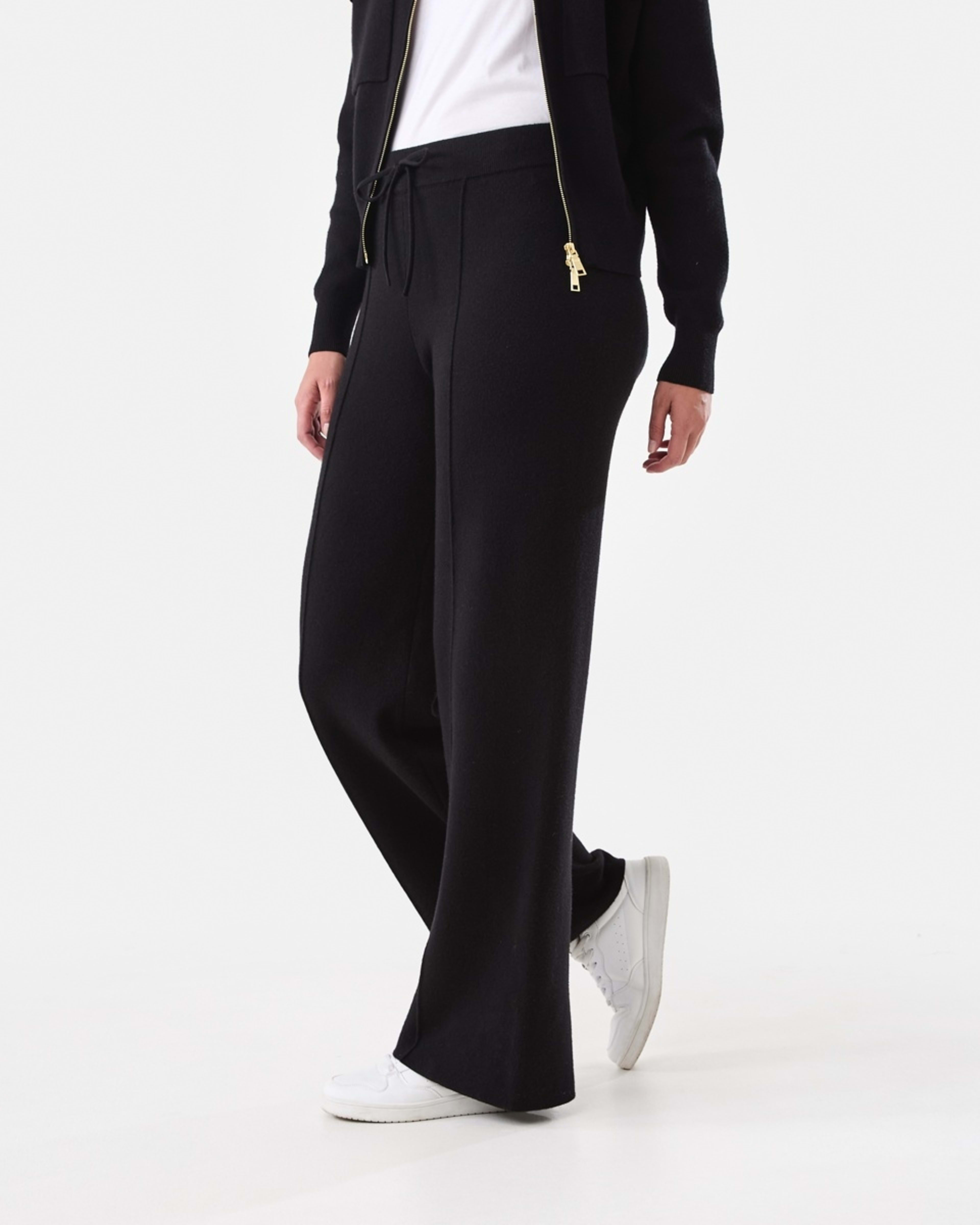 2 Seam Front True Knit Pants Black, 2 of 6
