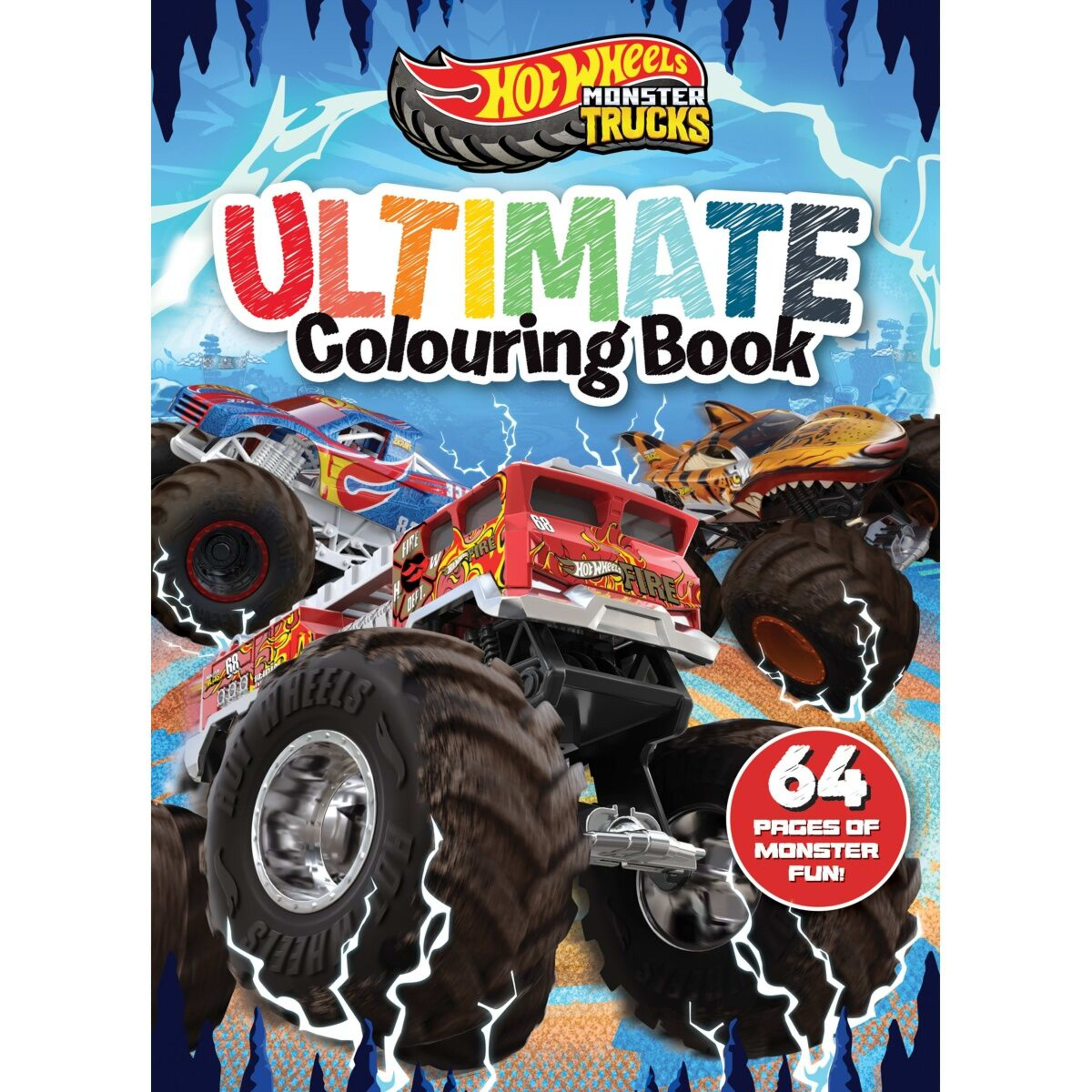 1 Hot Wheels Monster Trucks: Ultimate Colouring Book