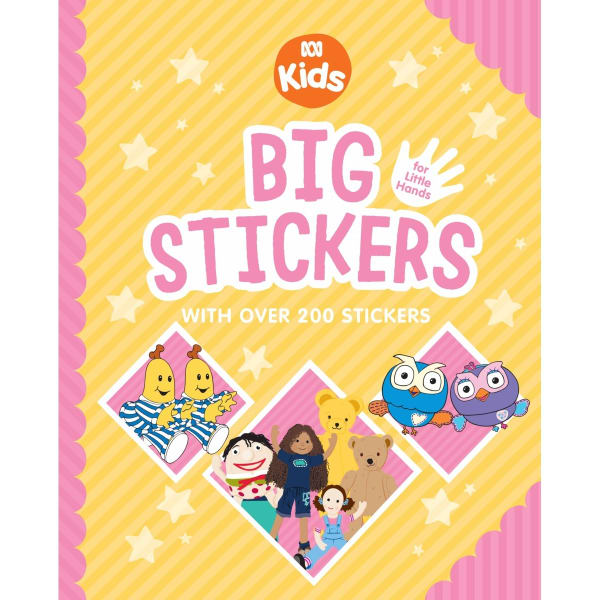 Abc Kids Big Stickers For Little Hands Book Kmart
