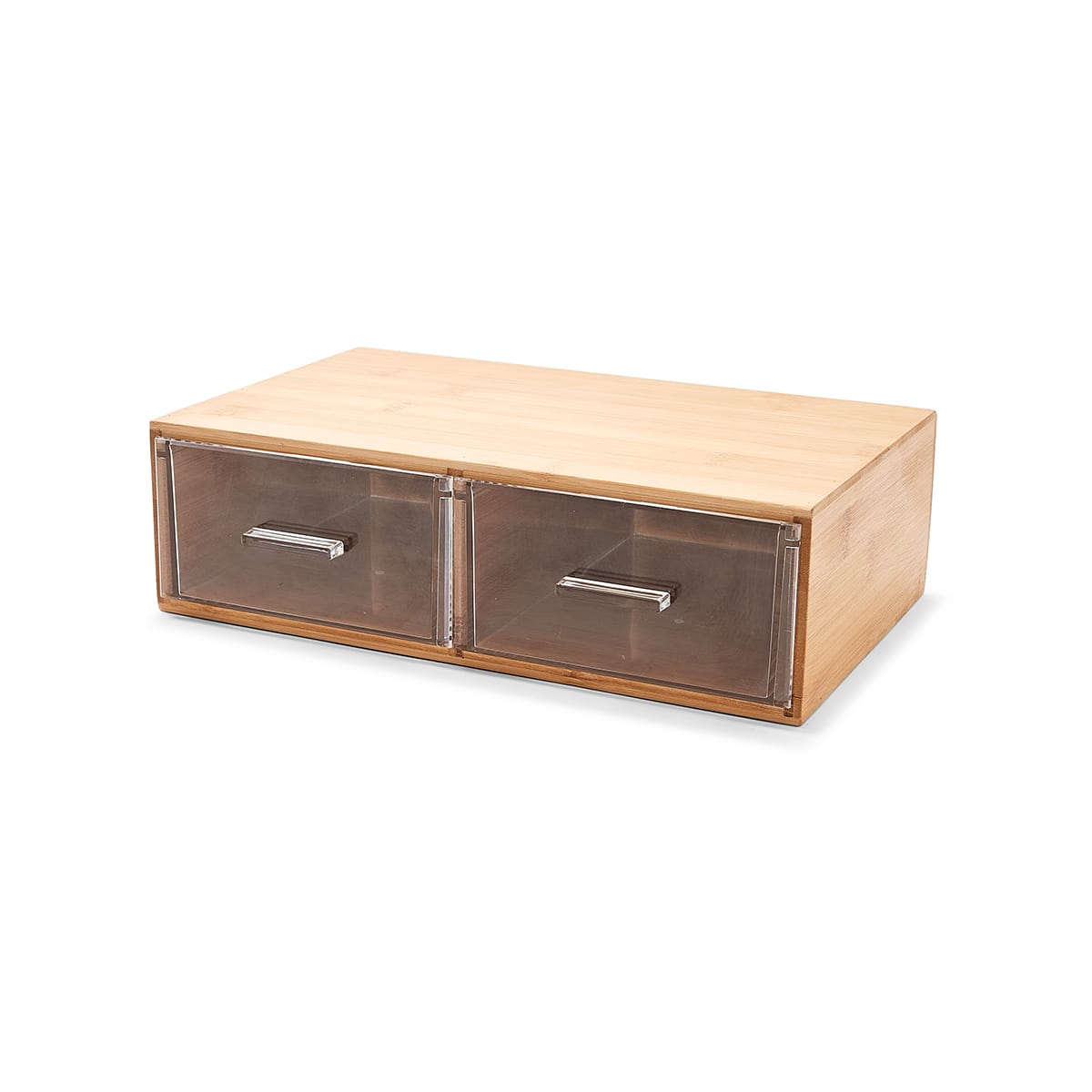 Bamboo and Plastic Medium 2 Drawers Kmart NZ