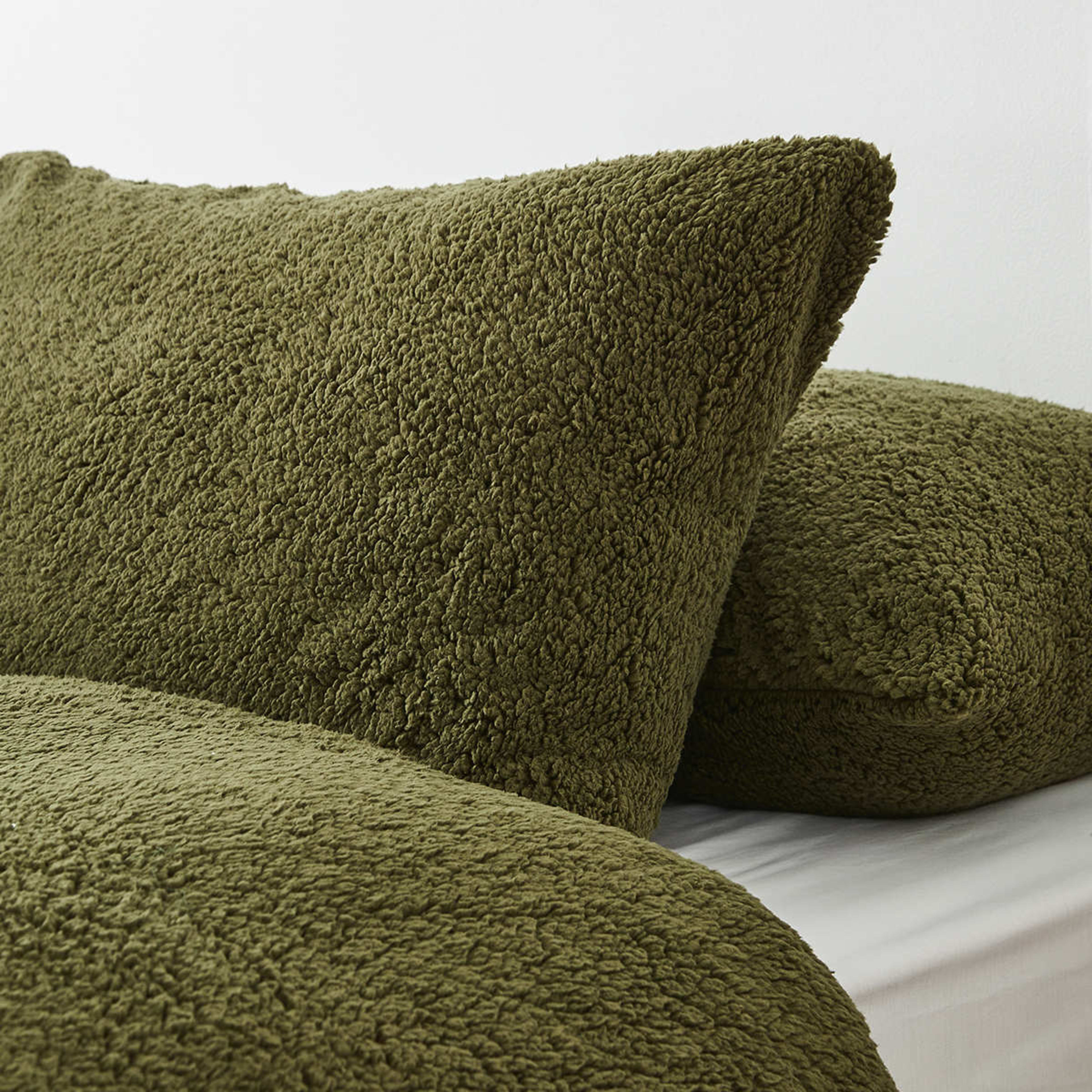 3 Ella Quilt Cover Set - Queen Bed, Forest, 3 of 7