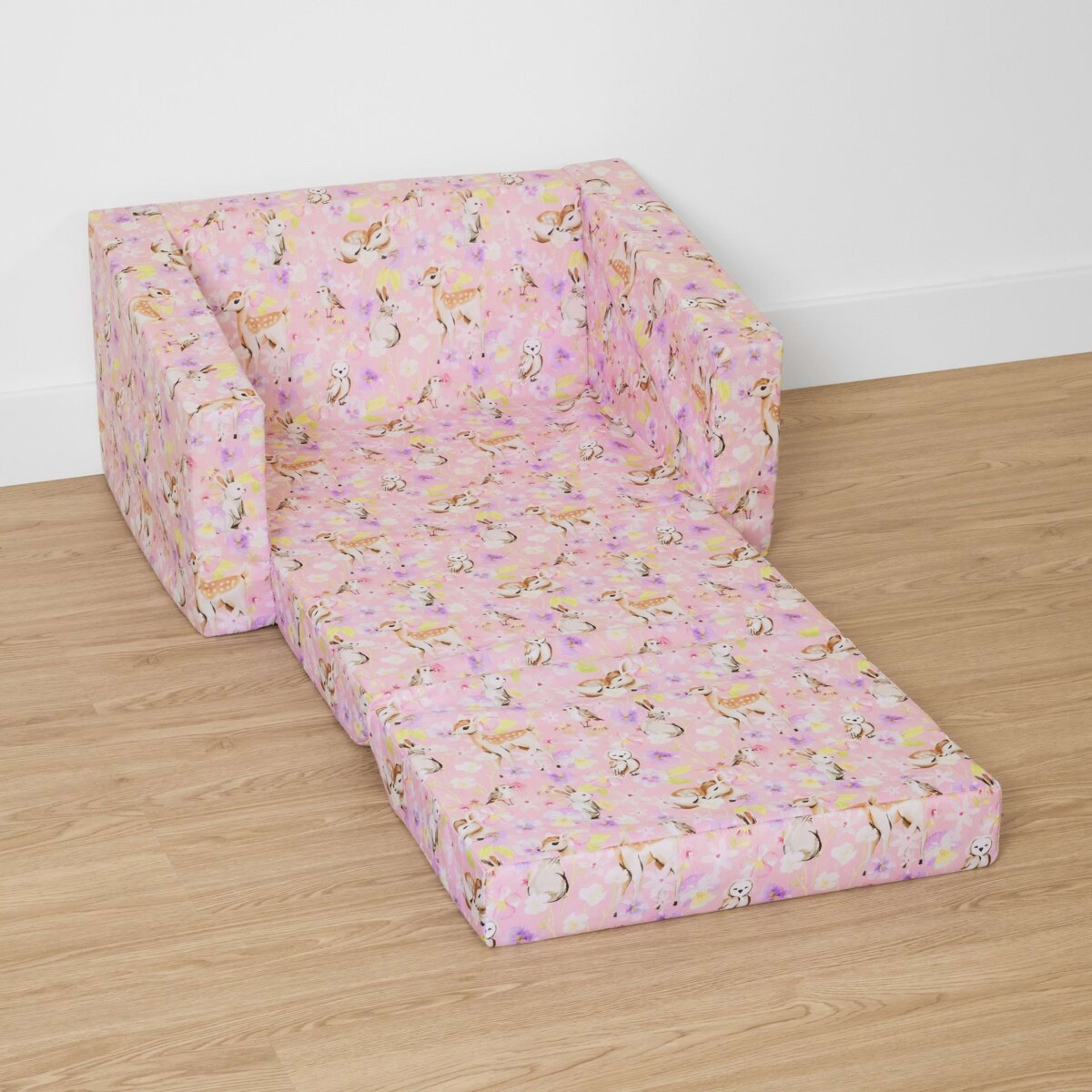 4 Animal Flipout Kids Sofa - Pink, 4 of 10