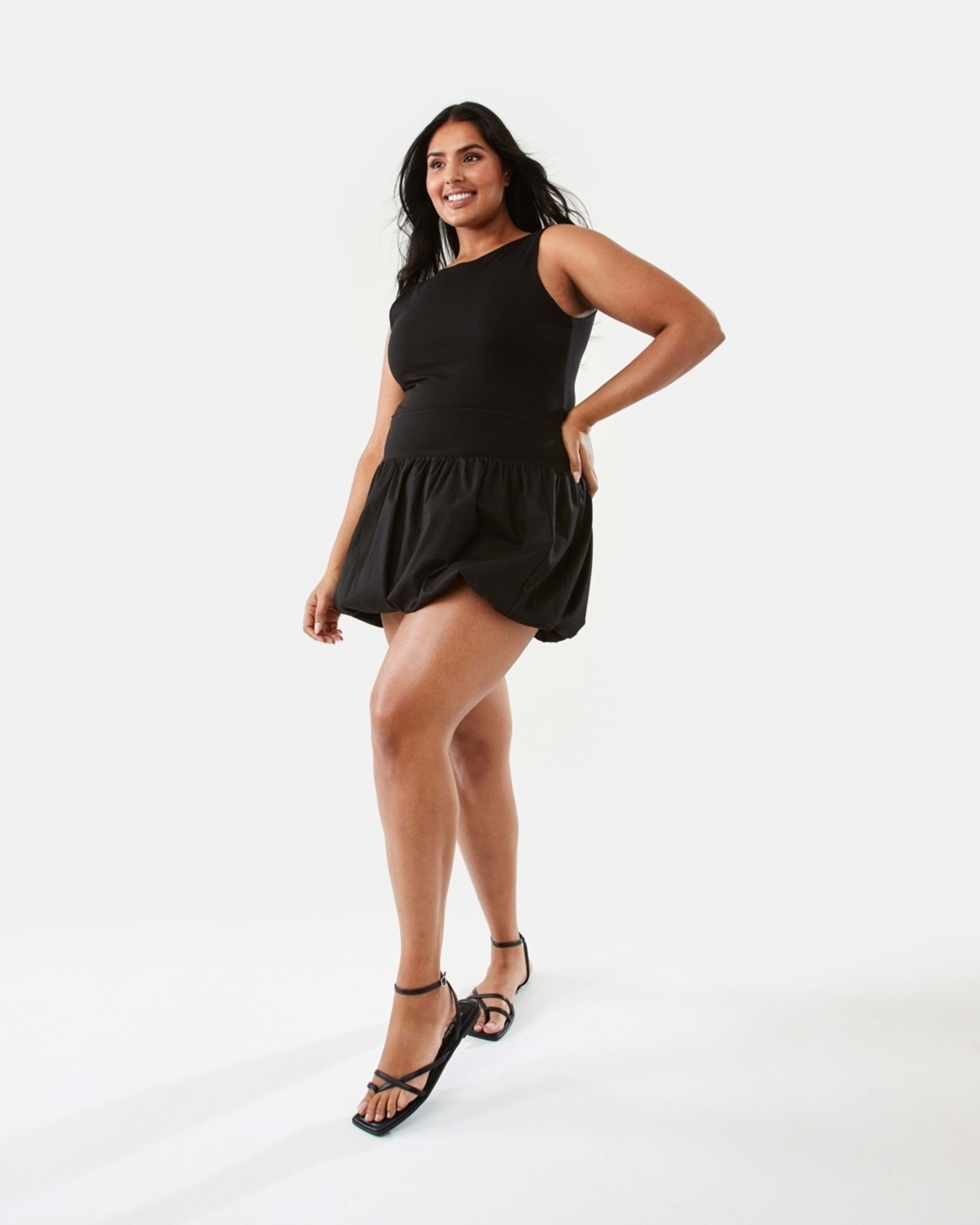 4 Sleeveless Two Way Tank Black, 4 of 10