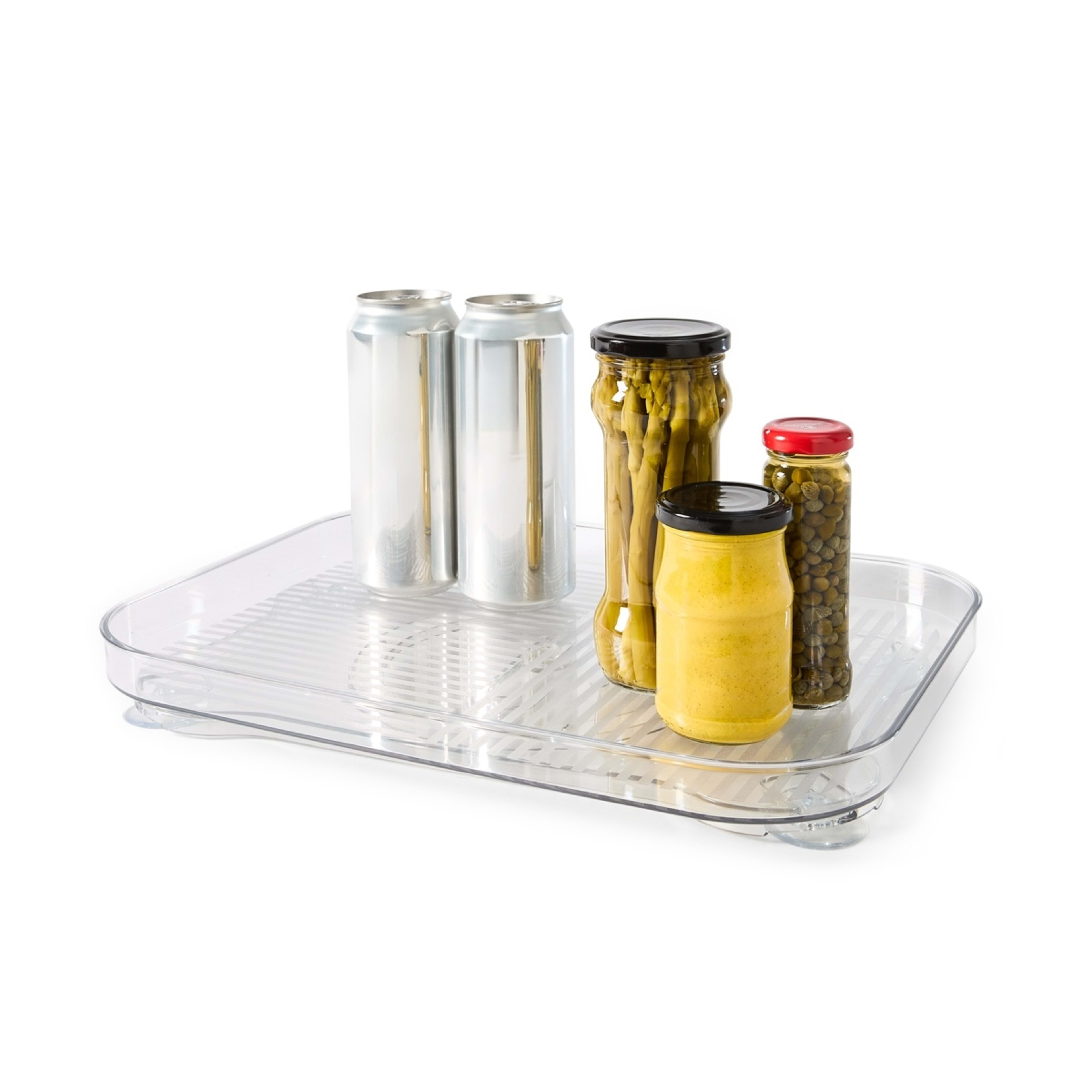 1 Clear Rectangular Turntable