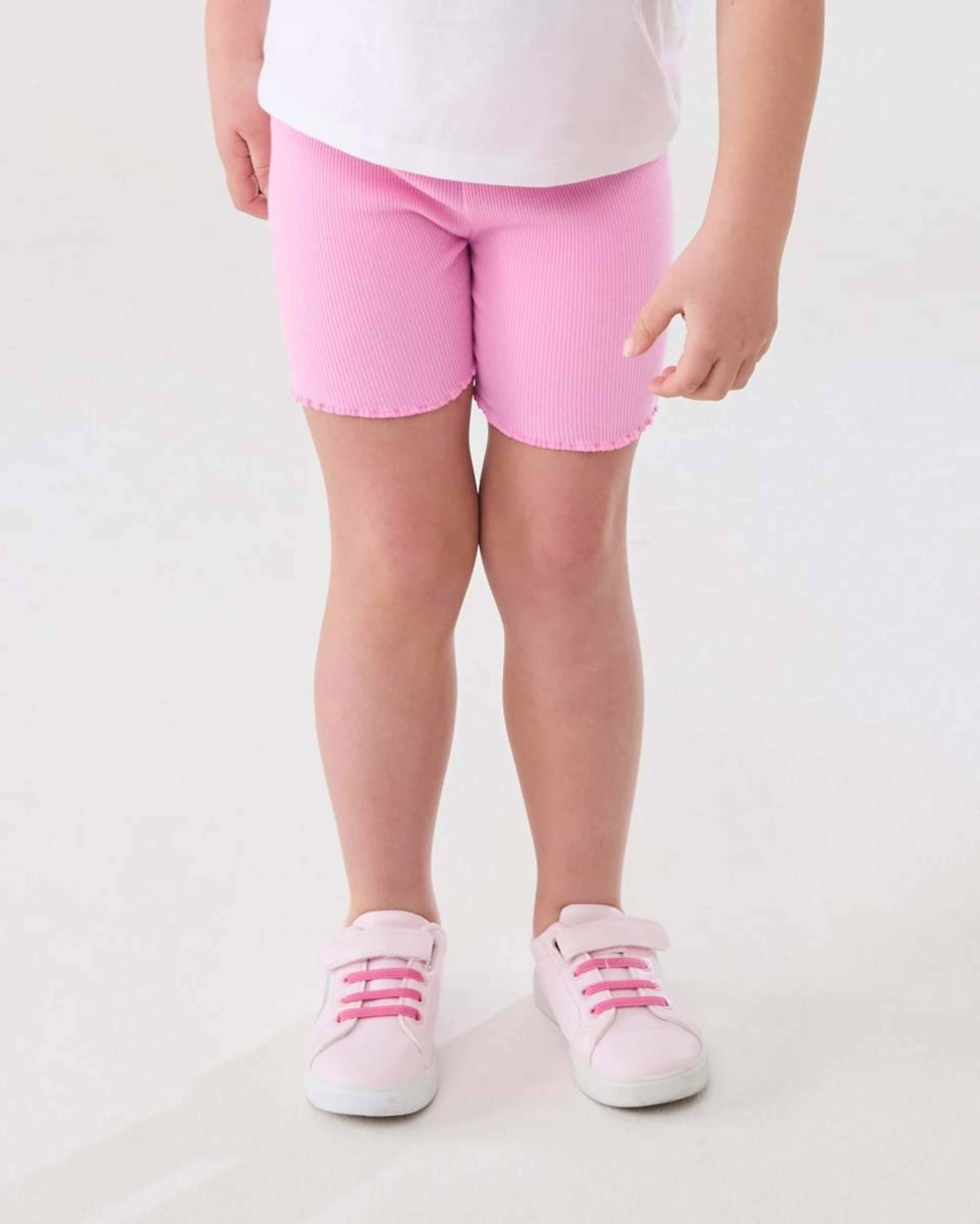 1 Printed Rib Bike Shorts PRISMATIC PINK
