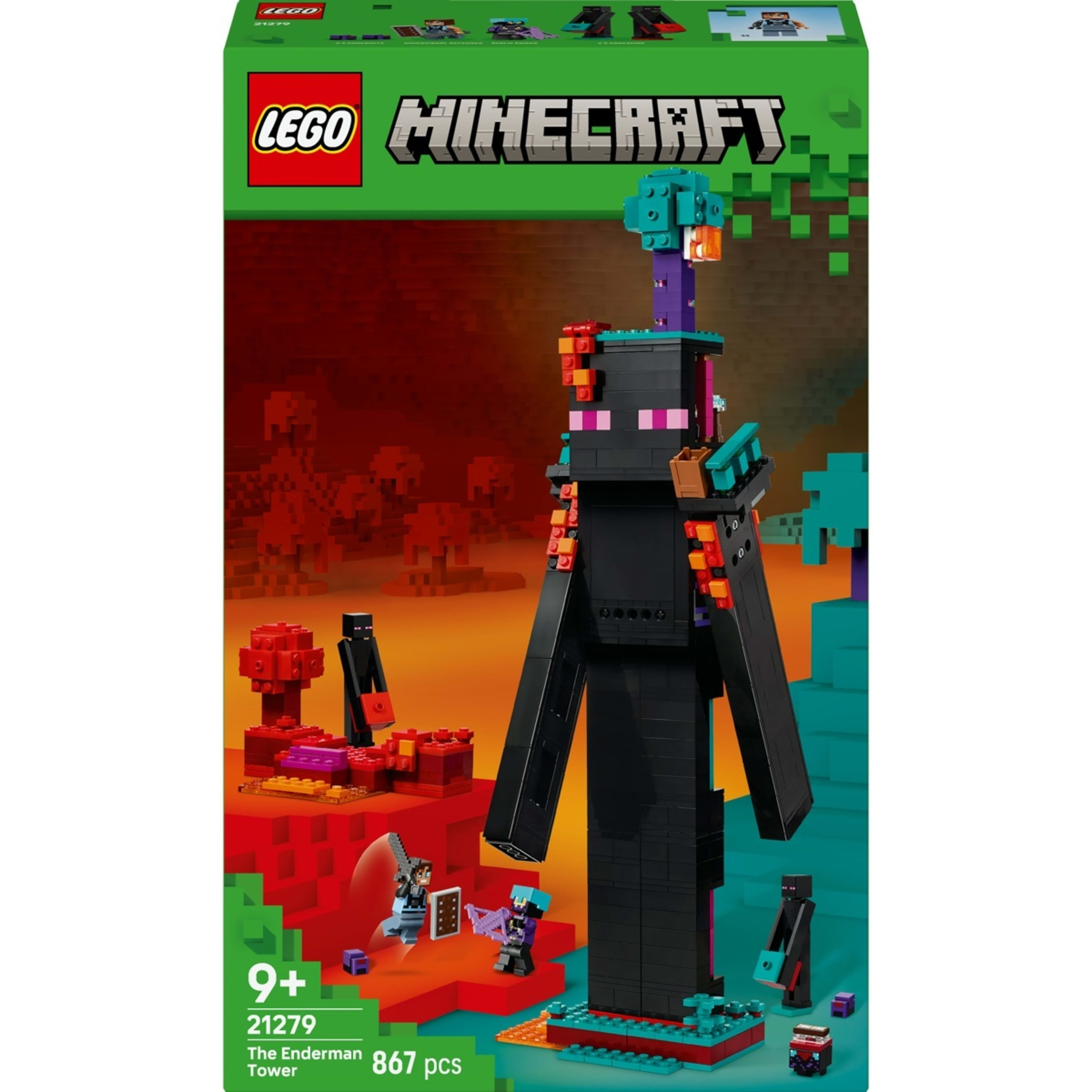 1 LEGO Minecraft The Enderman Tower 21279