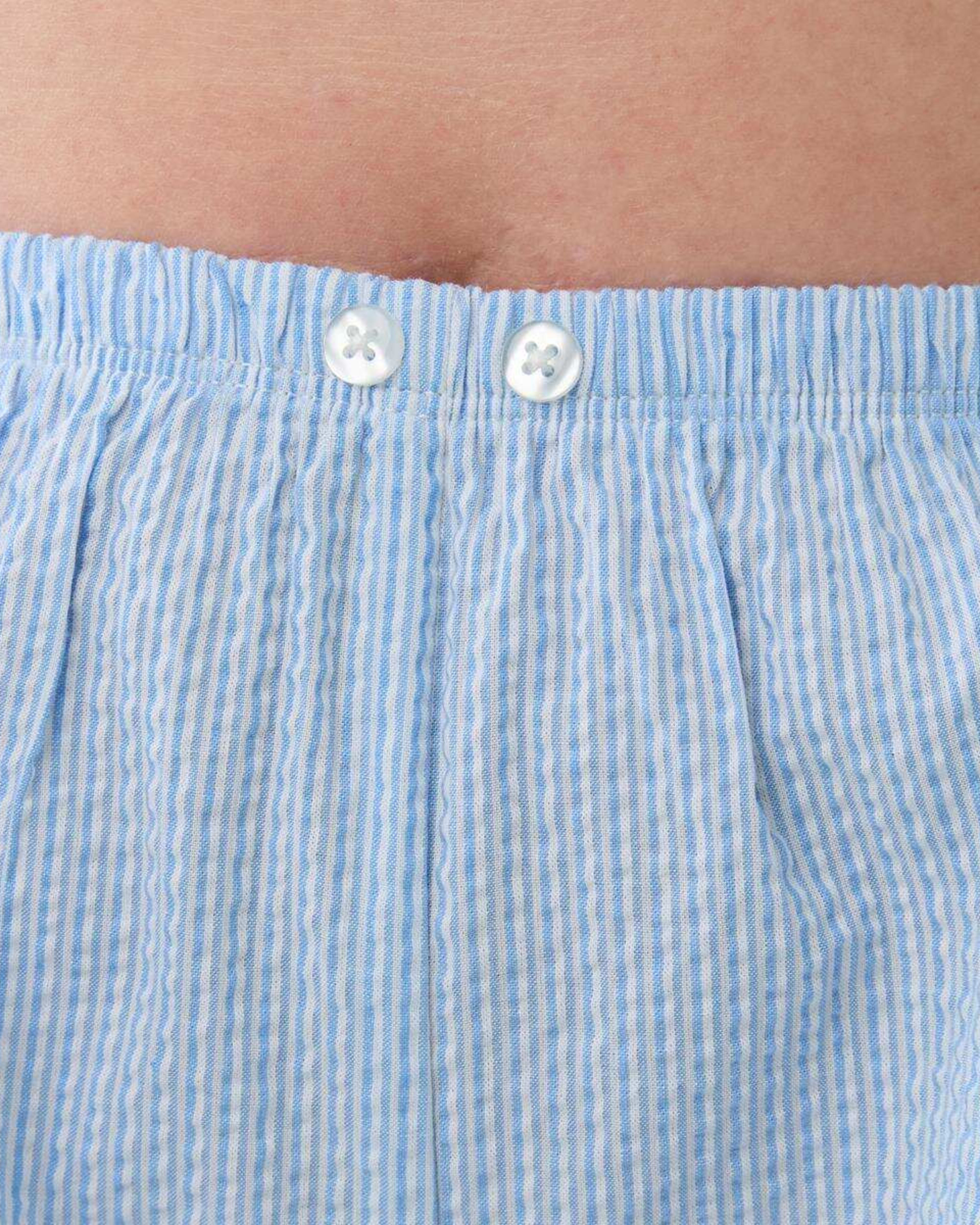 4 Seersucker Sleep Shorts STRIPE SCENIC BLUE, 4 of 5