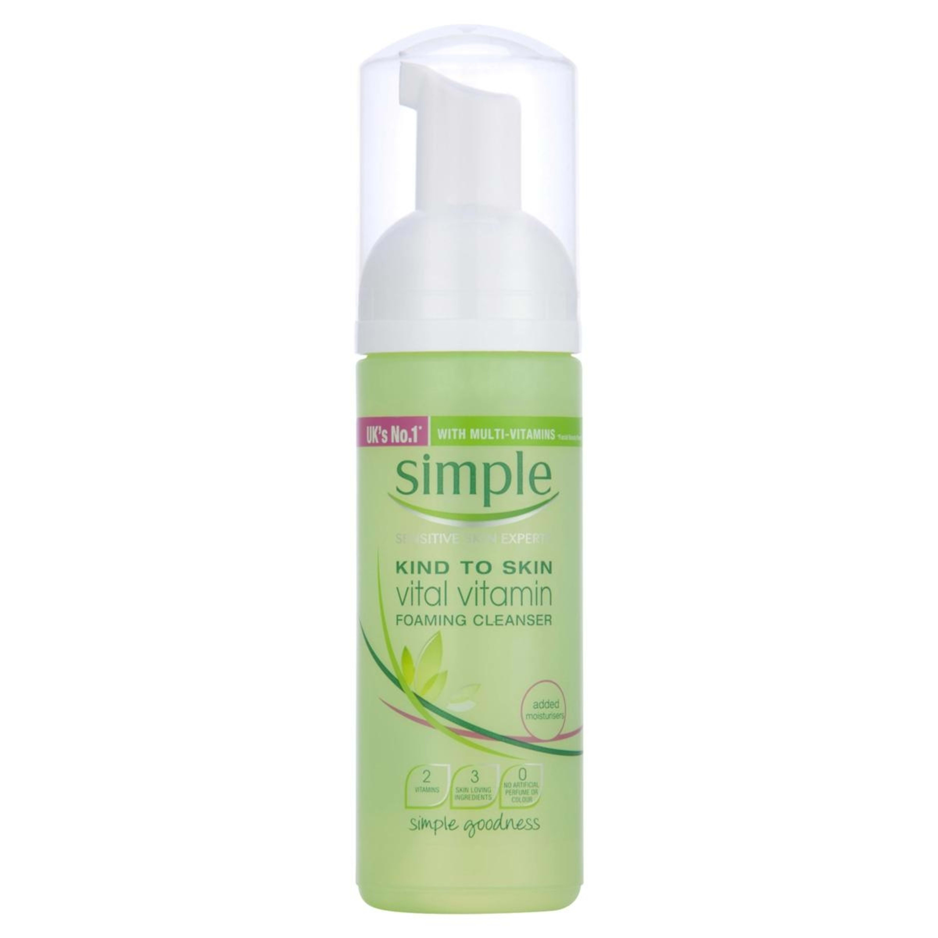 1 Simple Kind to Skin Vital Vitamin Foaming Cleanser 150ml