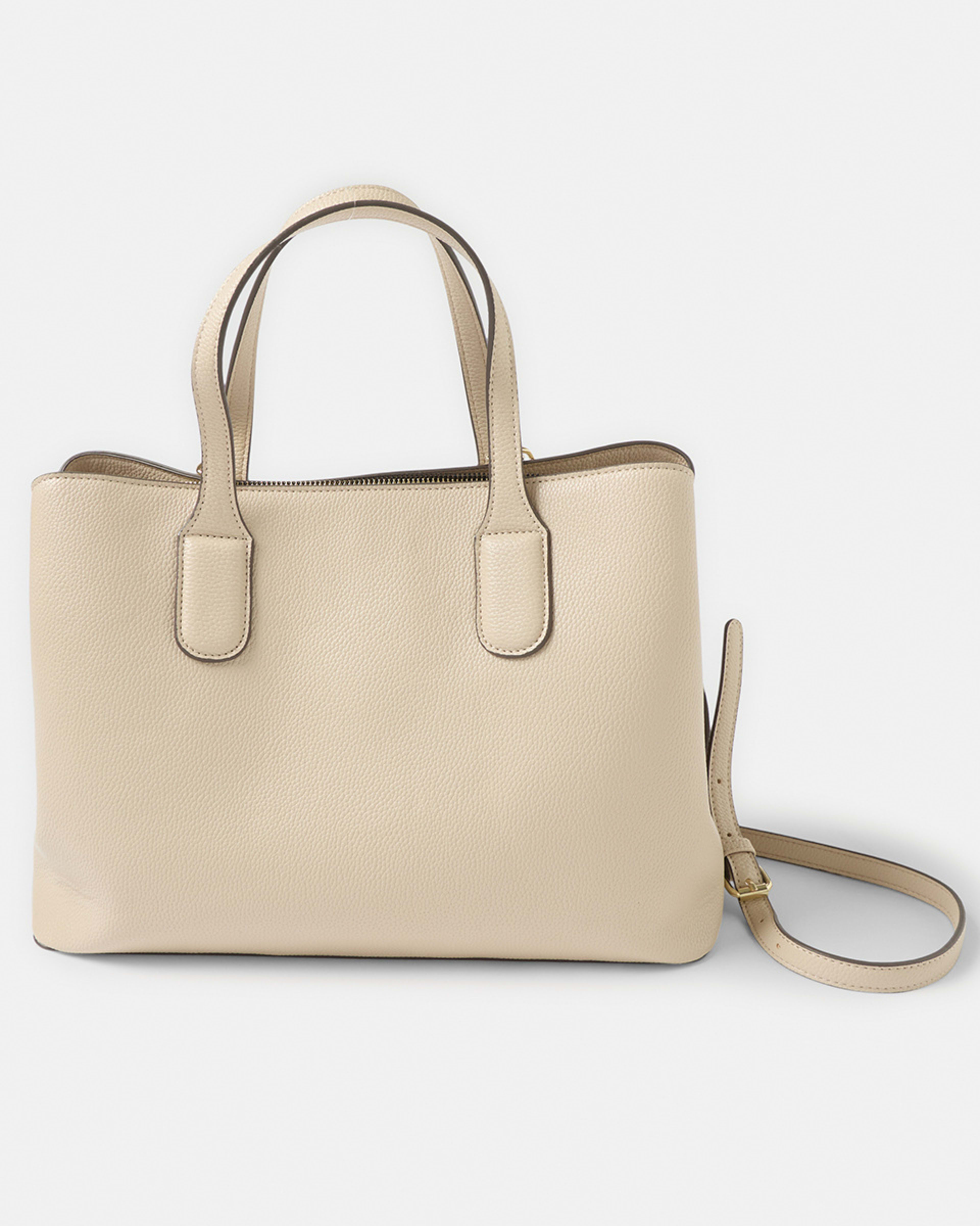 1 Work Tote Bag Bone Beige, 1 of 5