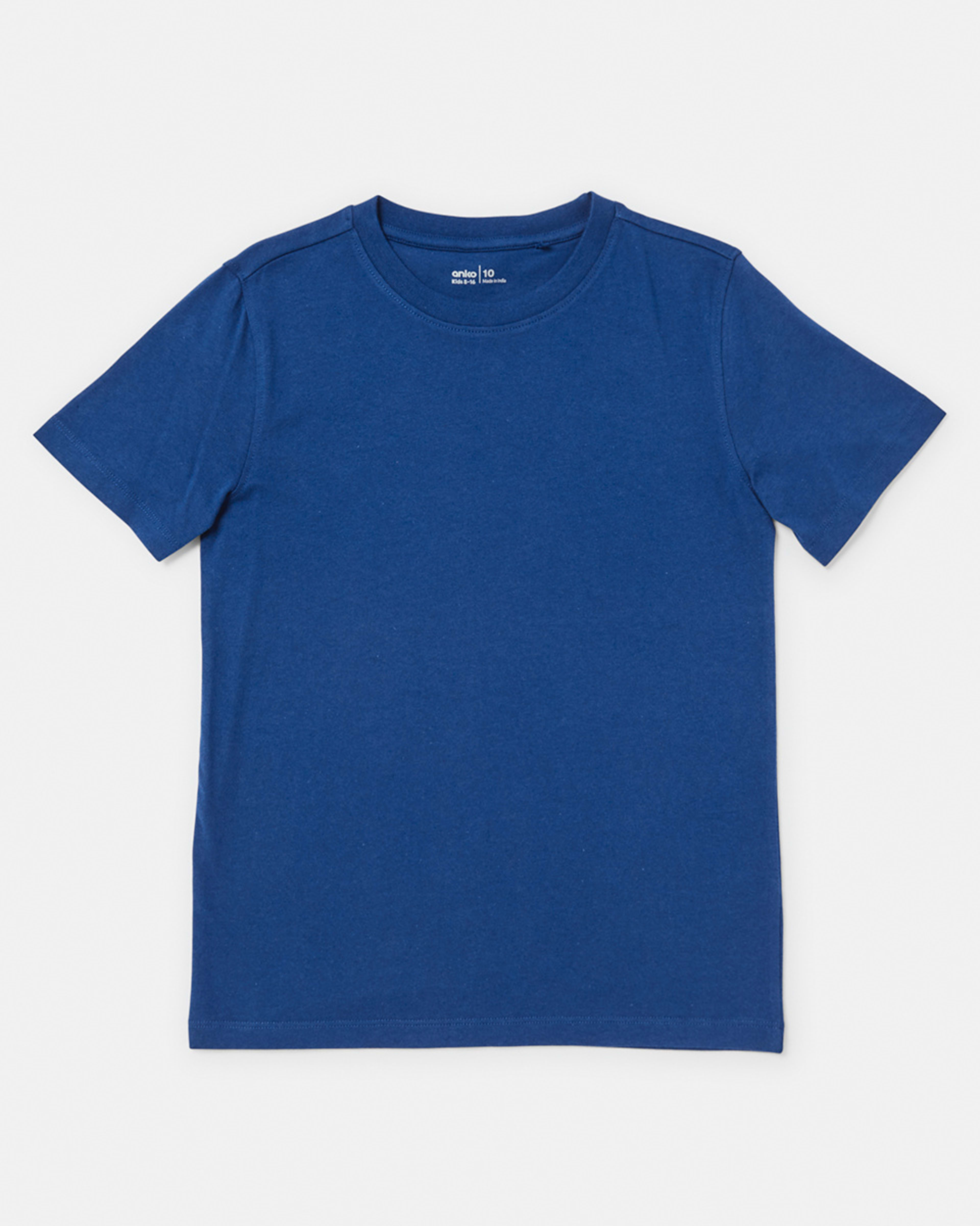 7 Short Sleeve Plain T-shirt ROYAL BLUE, 7 of 8