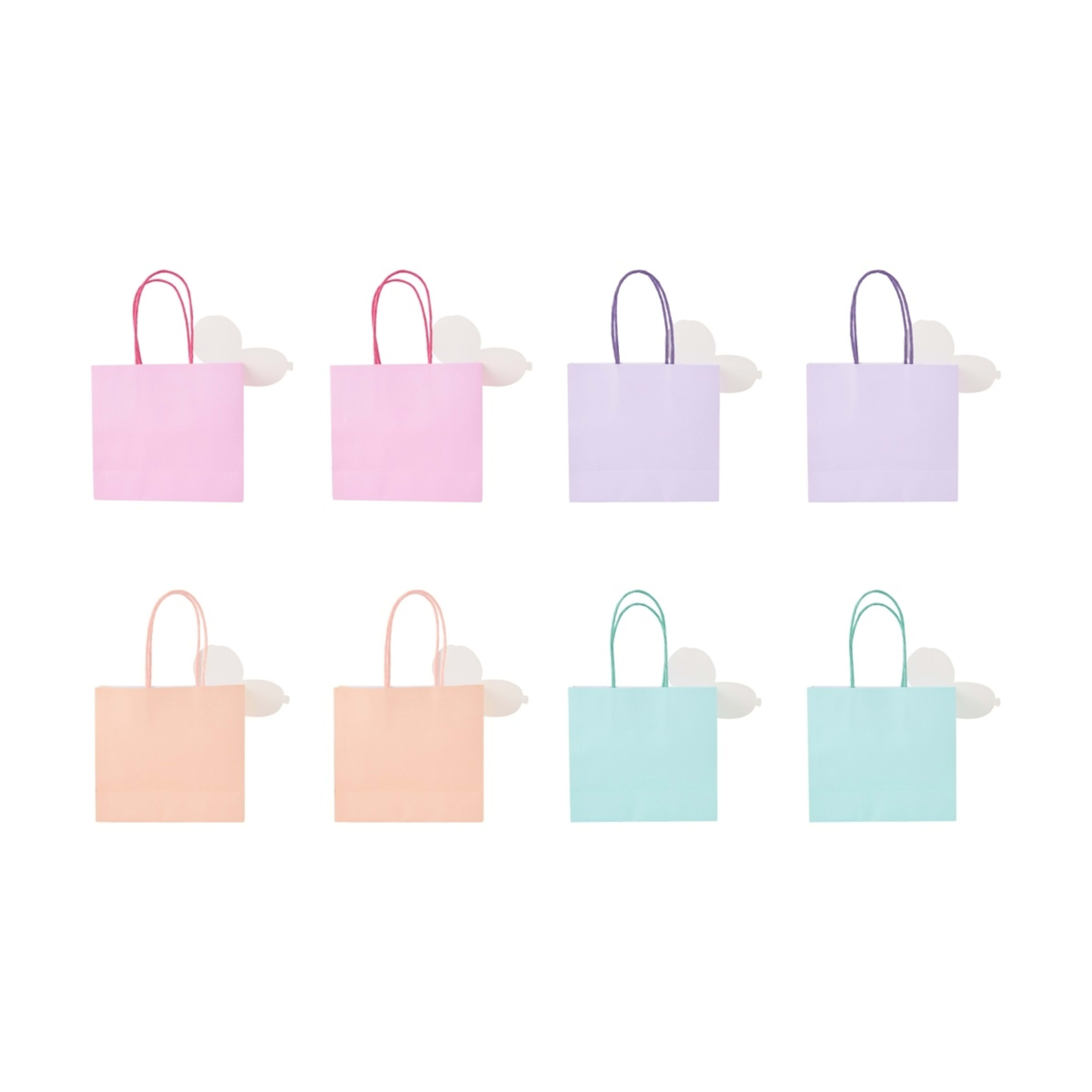 4 8 Piece Balloon Dog Shaped Loot Bags, 4 of 5