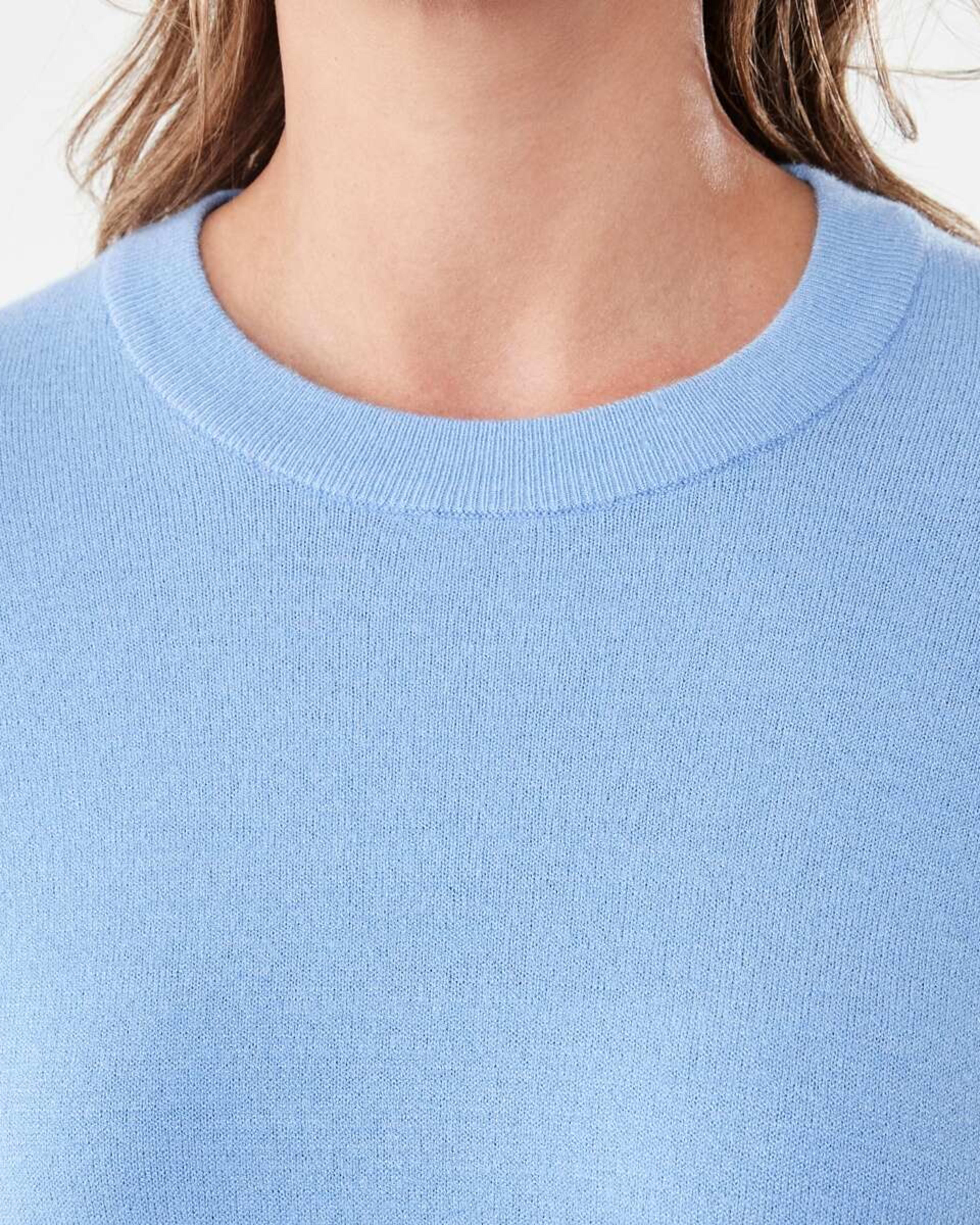 5 Crew Neck Lightweight Jumper Cornflower, 5 of 6