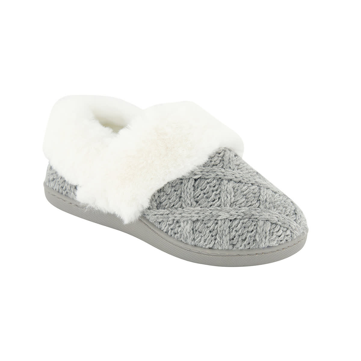 Elevated Midi Faux Fur Slippers