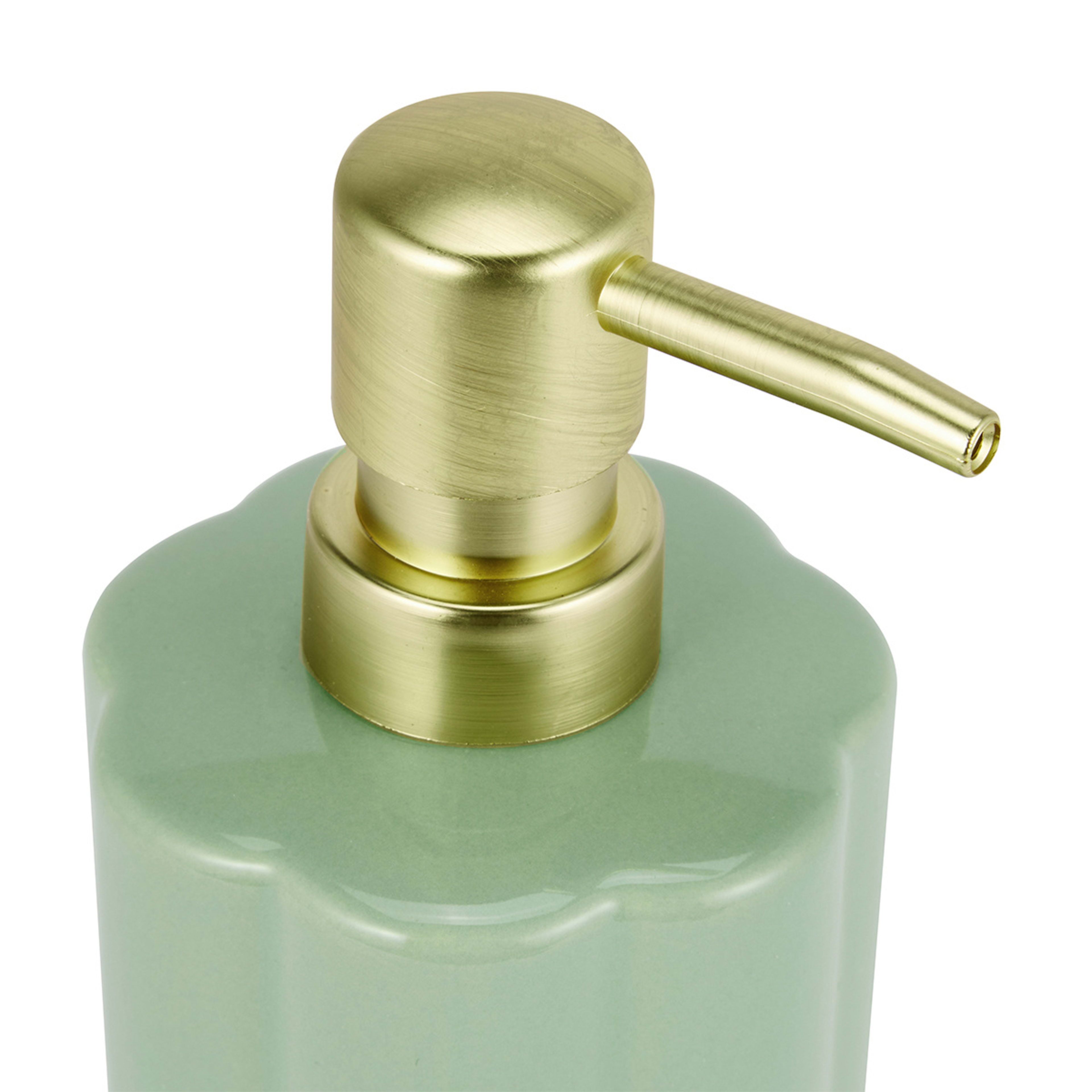 Sage Wavy Soap Dispenser Kmart