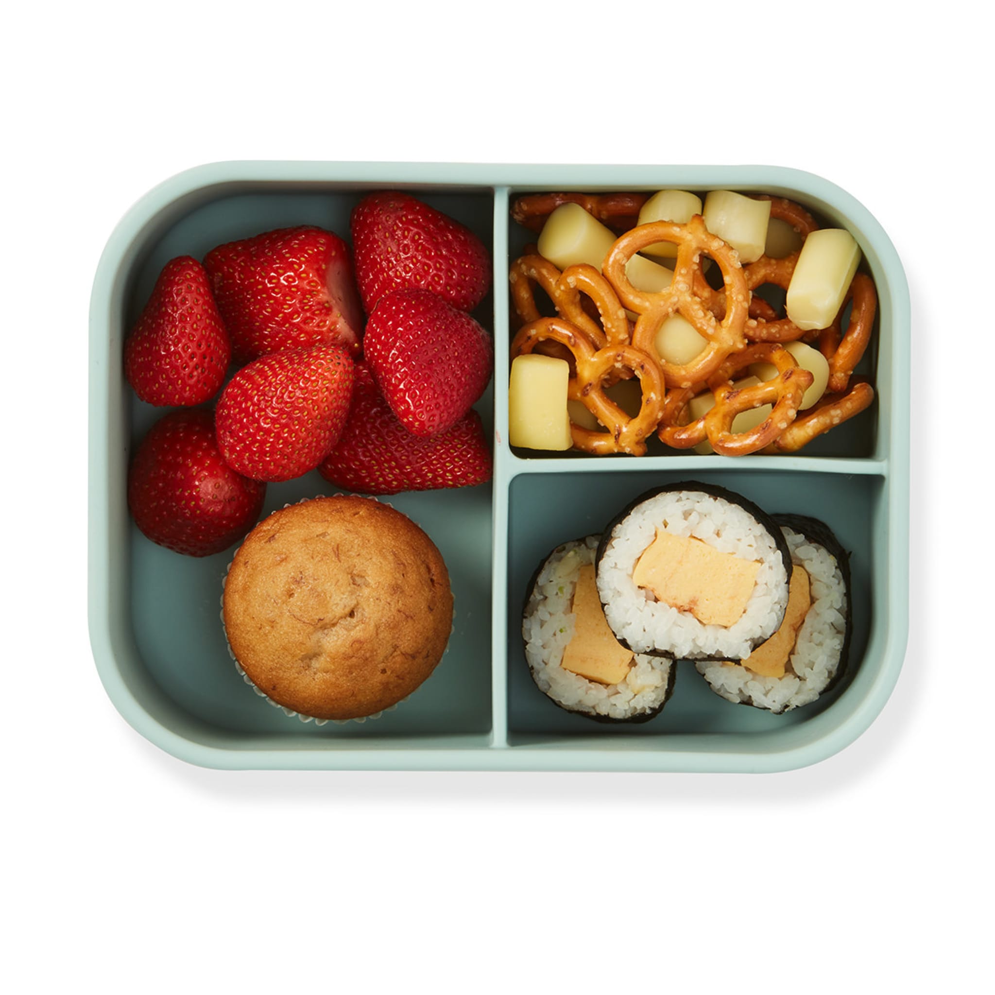 Sage Silicone Bento Lunch Box Kmart