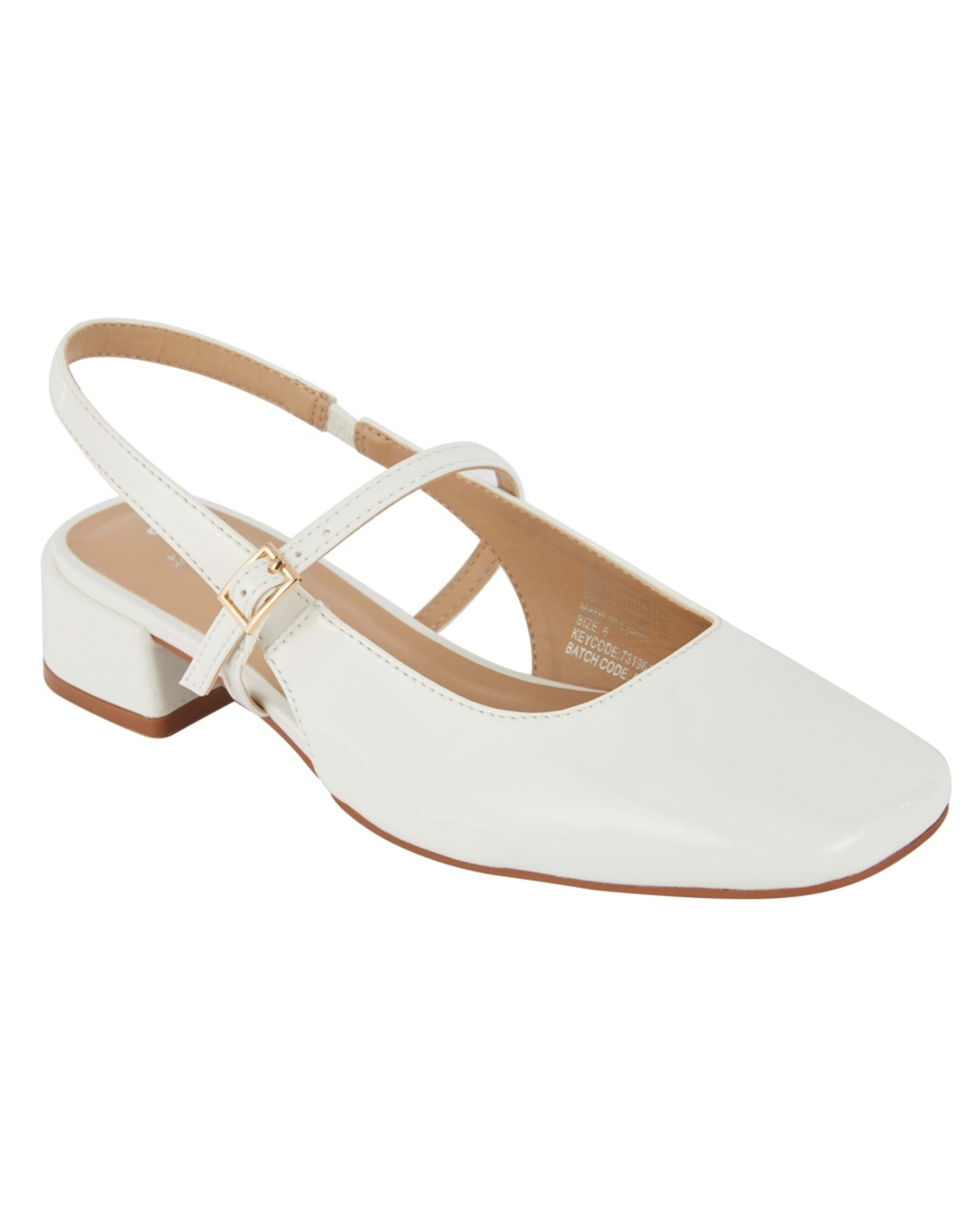 1 Low Block Heels Snw White, 1 of 5