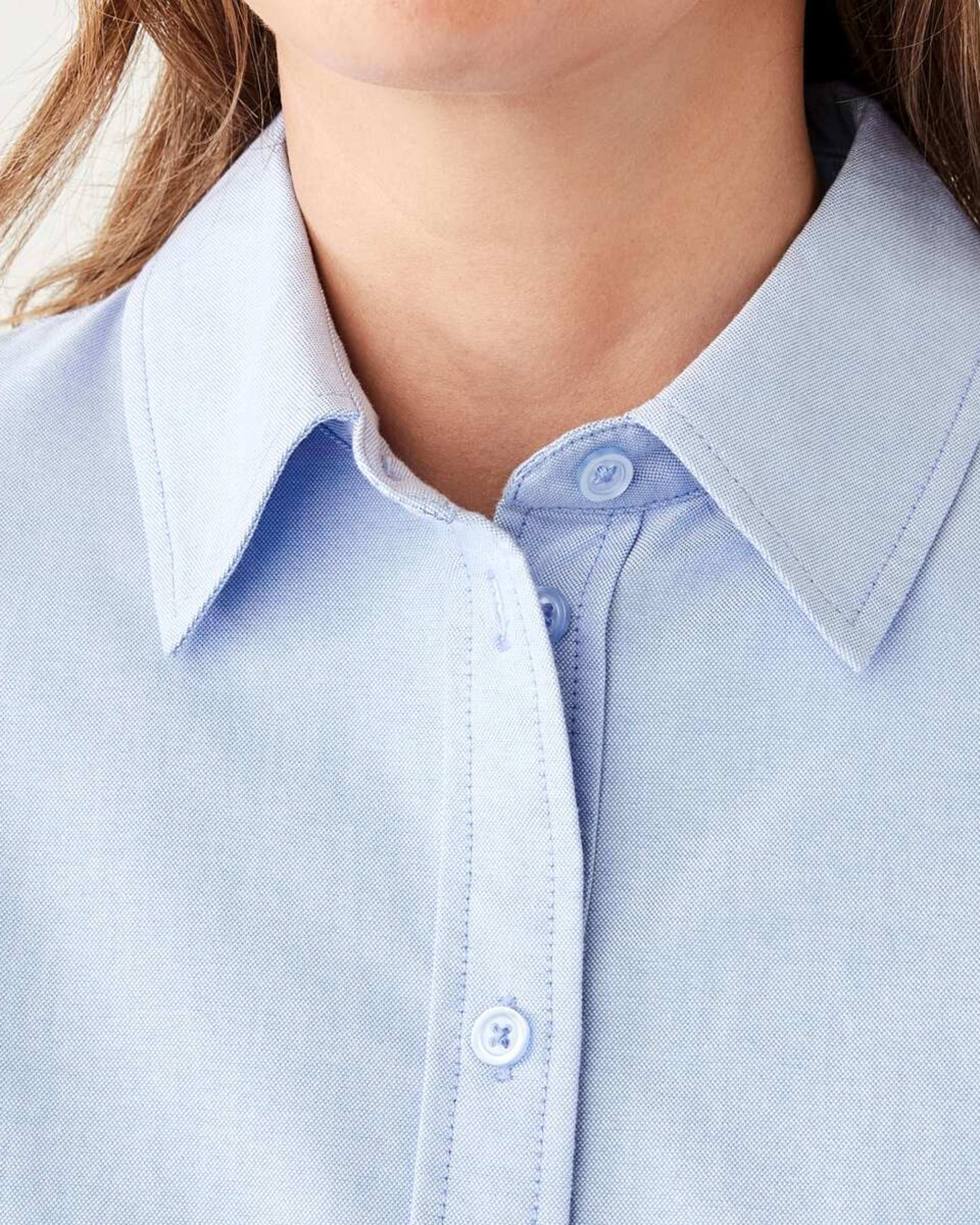 6 Long Sleeve Oxford Shirt DAYTIME BLUE, 6 of 8