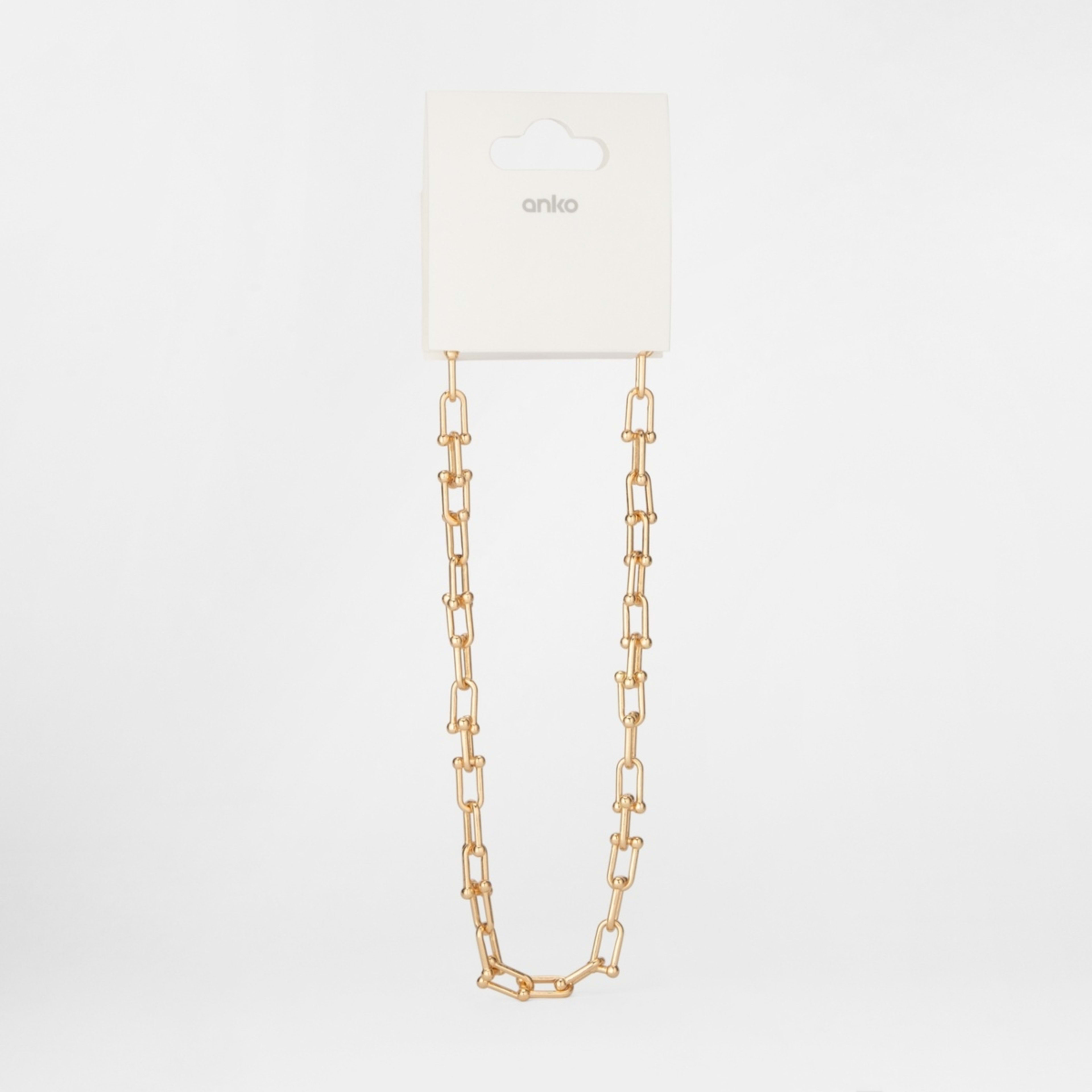 4 Intricate Chain Necklace - Gold Tone, 4 of 4