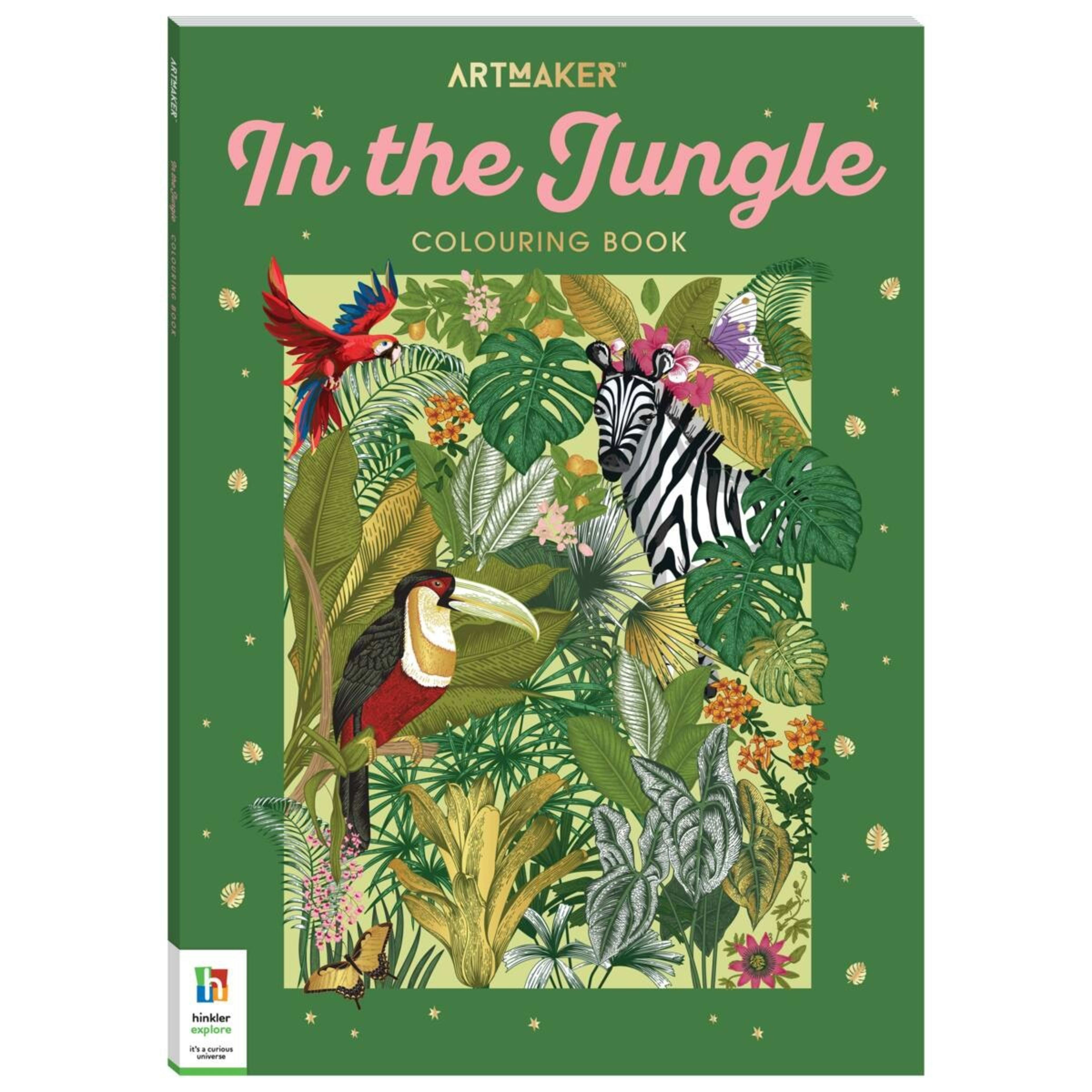 1 Art Maker: In the Jungle Colouring Book