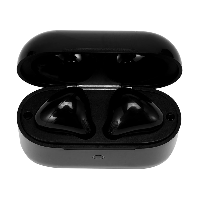 True Wireless Stem Earphones Black Kmart