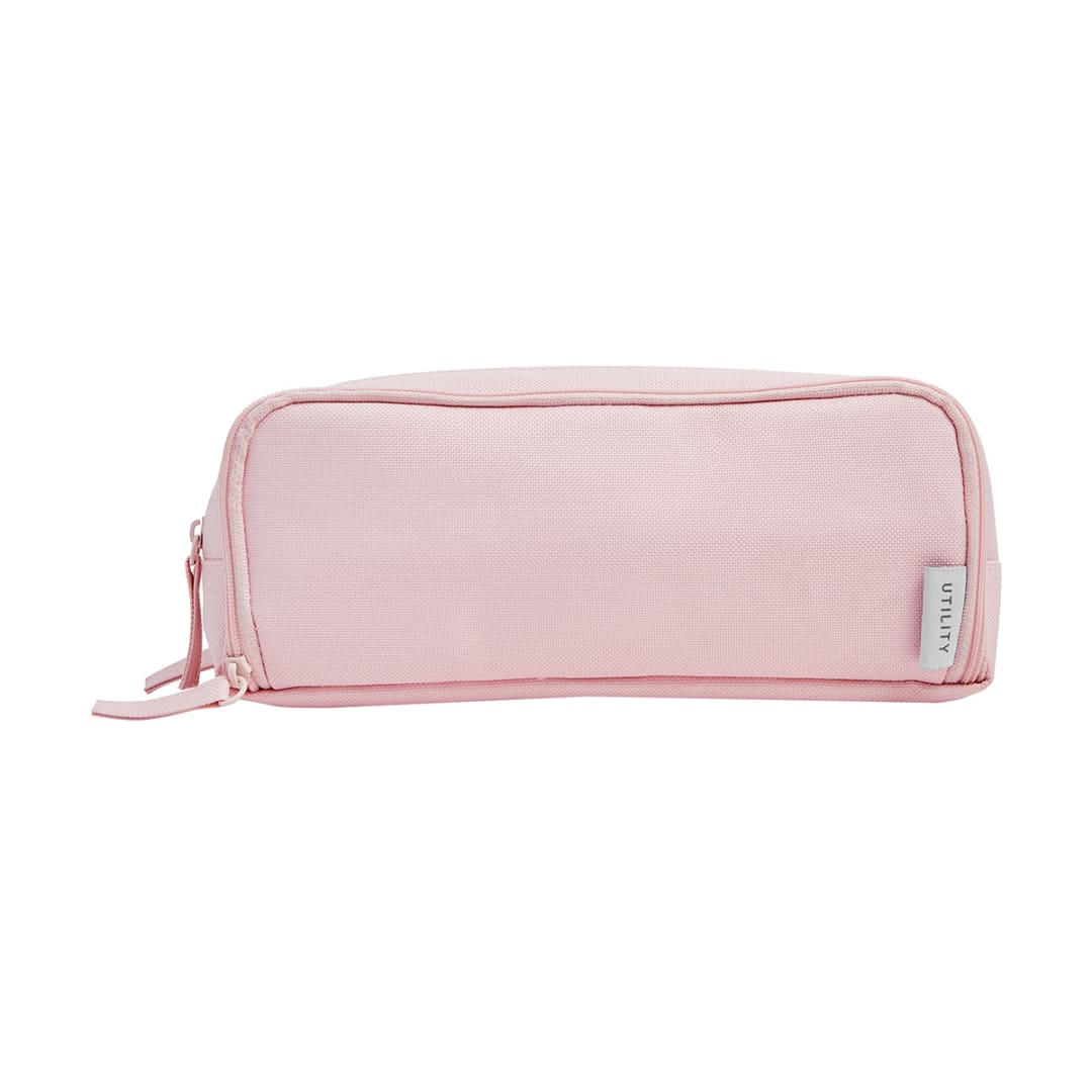Pencil Case Multi Compartment Pink Kmart